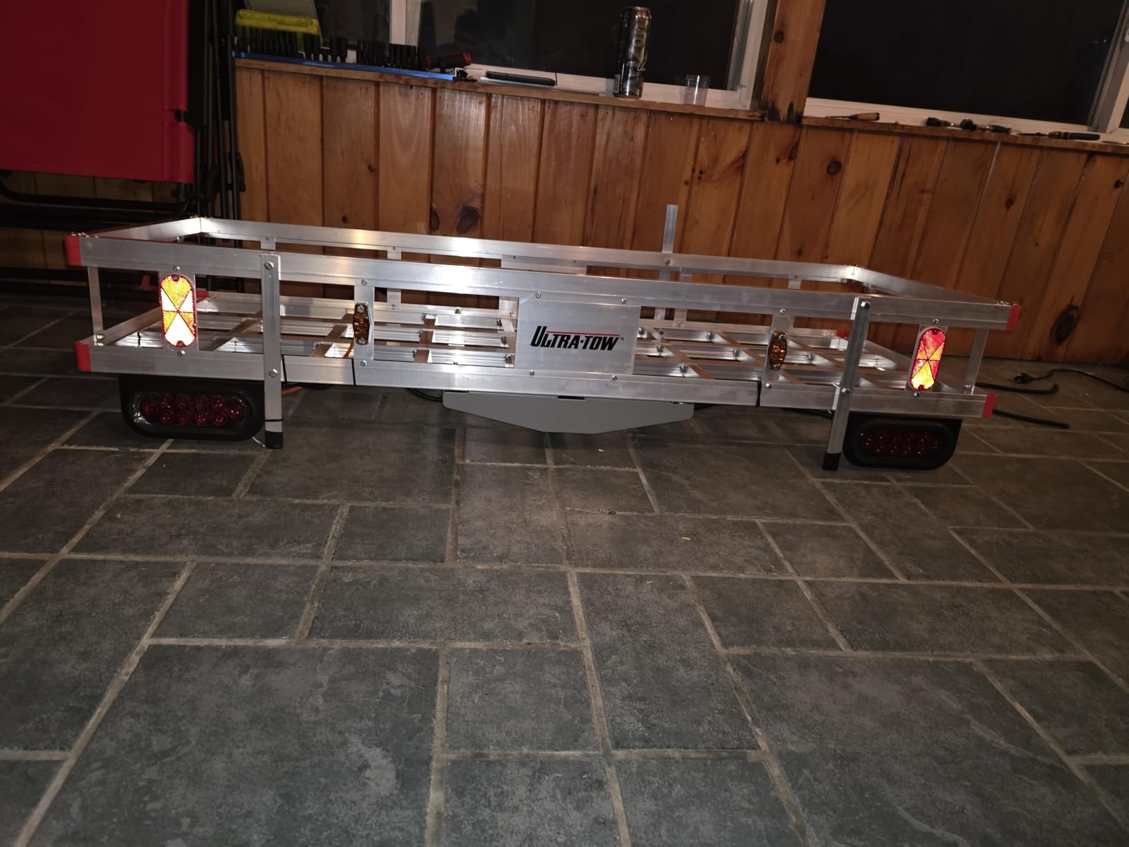 Ultra-Tow Aluminum Hitch Cargo Carrier with Ramp - 500-Lb. Capacity, Black, 60in. x 30in. x 4in. customer photo 2