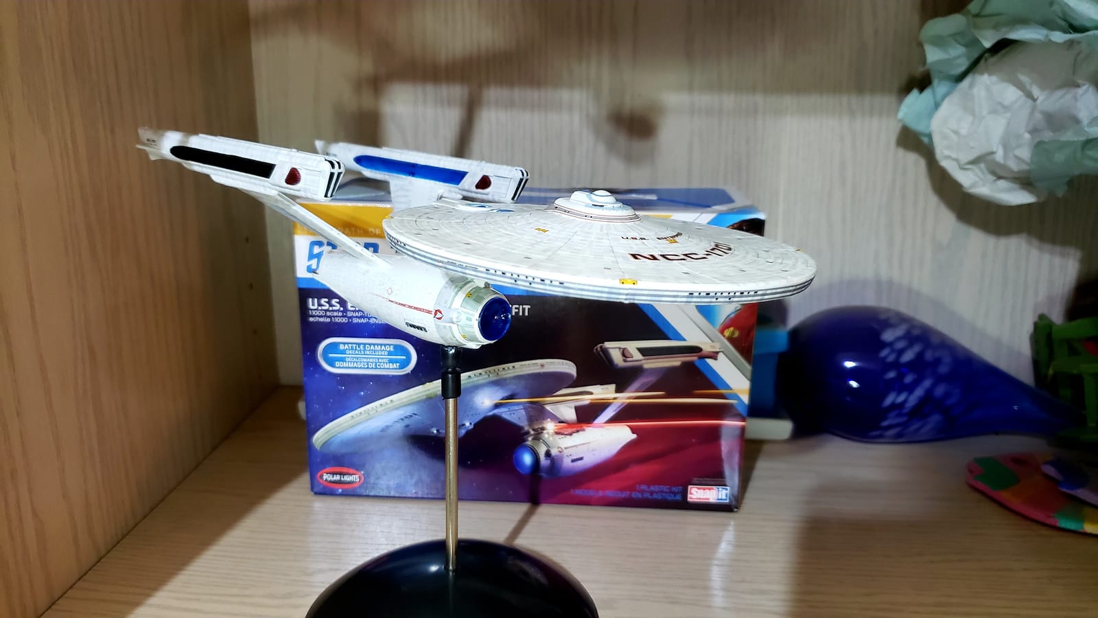 Polar Lights Star Trek U.S.S. Enterprise Refit Wrath of Khan Edition 2T 1:1000 Scale Model Kit customer photo 2
