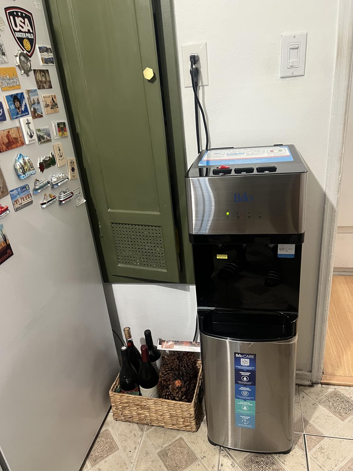 Brio 520 UV Self-Cleaning Bottleless Water Cooler Dispenser, UL Certified | Built-in 2 Stage Filtration (2 Free Replacement Filters Included) Reduces PFAS & Microplastics | 3 Temp (Hot Cold, Room) customer photo 2