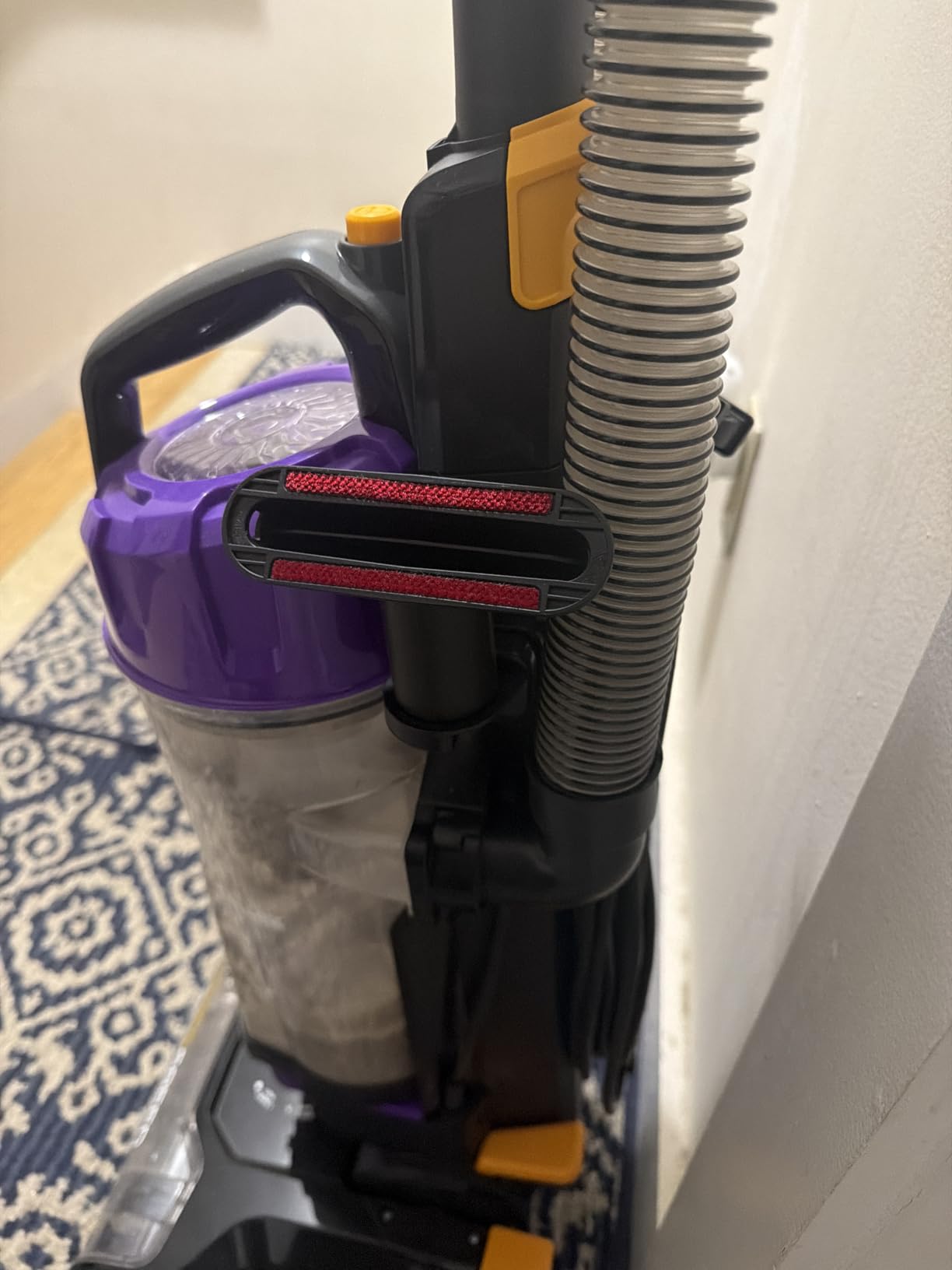 Eureka NEU182B PowerSpeed Bagless Upright Vacuum Cleaner, Purple | Upright Vacuum, 5-Height Brush Roll Adjust, 12.6