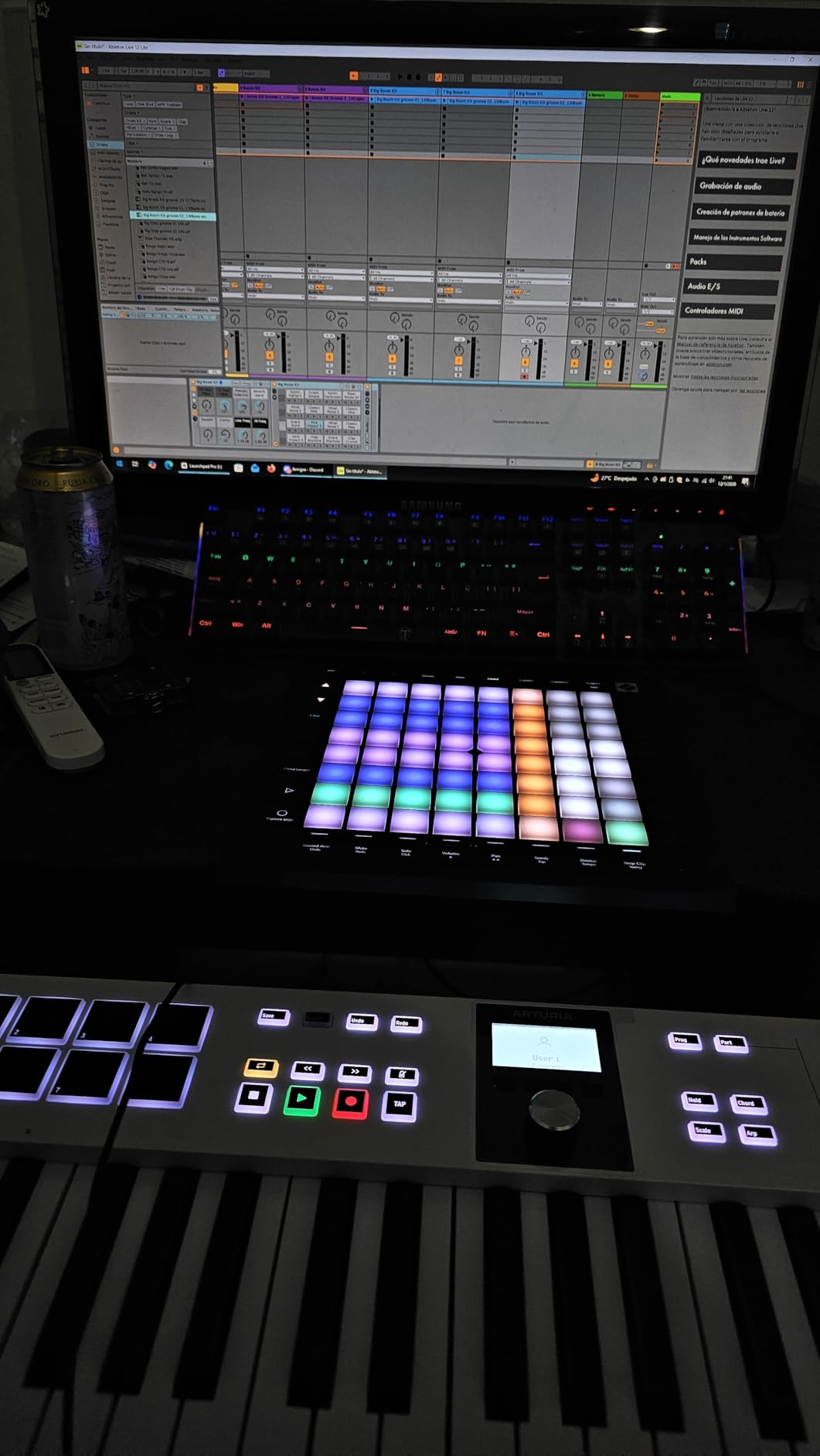 Launchpad Pro MK3 MIDI USB Grid Controller | USB, 64 RGB Velocity and Pressure Sensitive Pads, 4-Track Sequencer, MIDI I/O, Ableton Live Lite customer photo 2