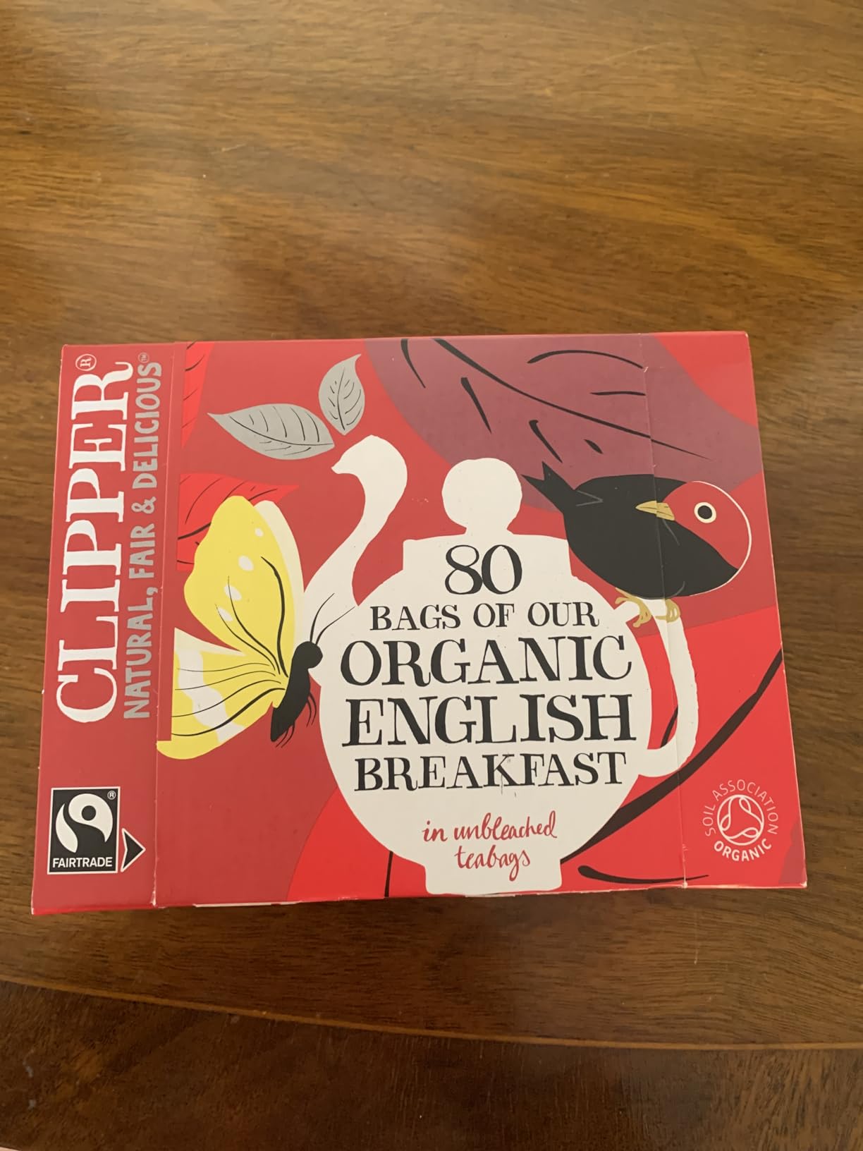 Clipper Tea, Organic English Breakfast Tea, 80 Tea Bags customer photo 1