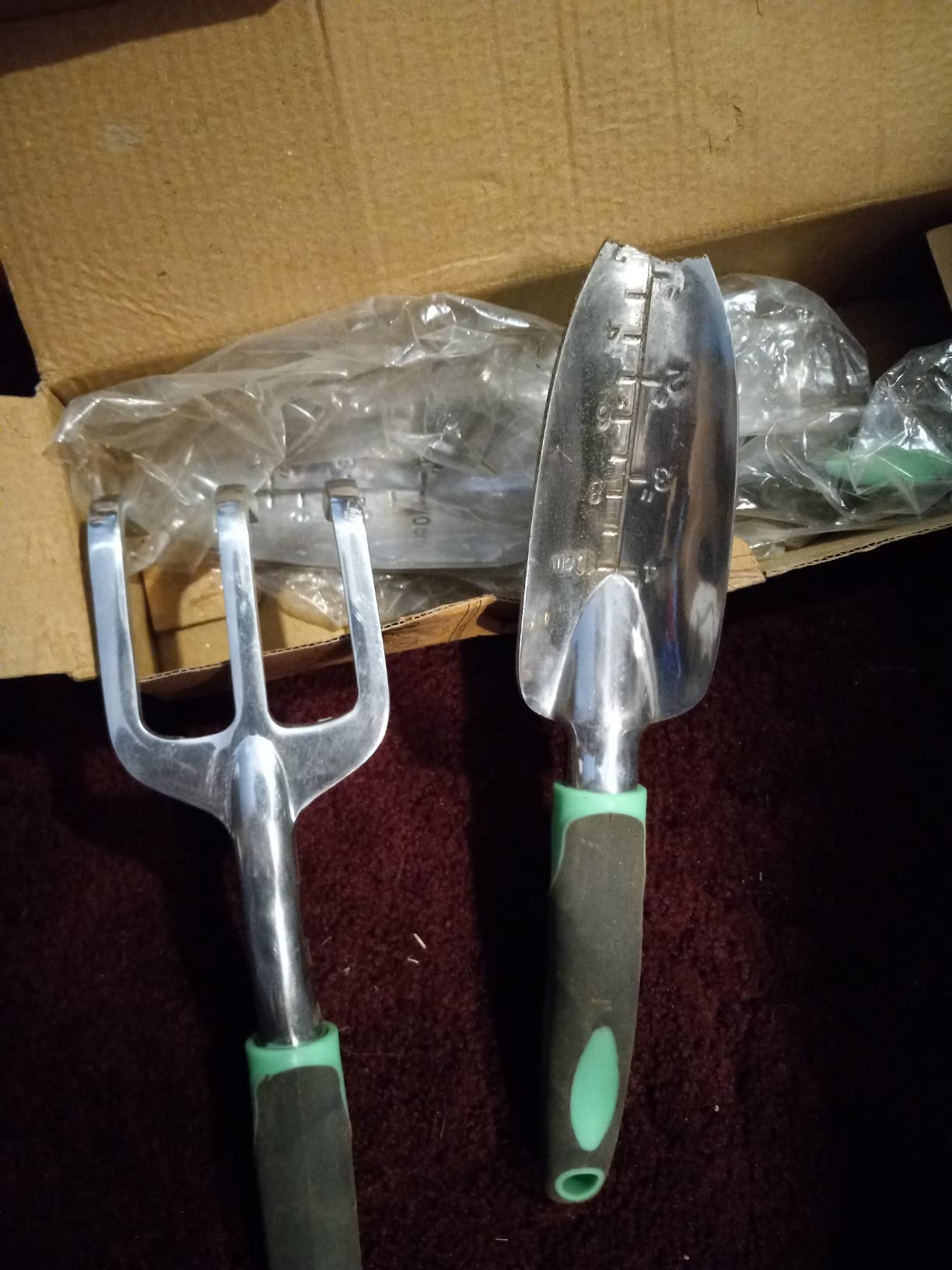 Garden Tool Set - 100% Thicker Aluminum Gardening Kit, 3 Pack - Includes Hand Trowel, Transplant Trowel and Cultivator Hand Rake, with Soft Rubberized Non-Slip Ergonomic Handle customer photo 2
