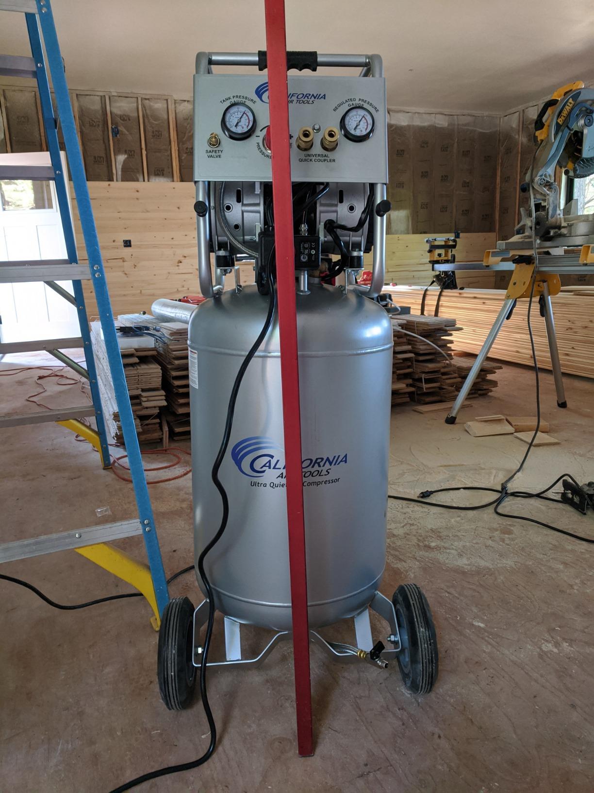 California Air Tools 20020 2.0 HP Ultra Quiet and Oil-Free Air Compressor with Wheels, 20 Gallon Tank Capacity, 70 dB Noise Level, Electric, Portable customer photo 1