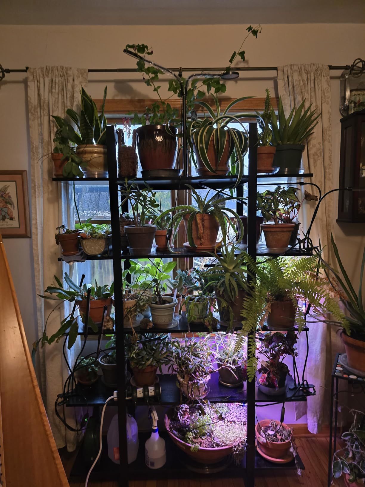 Tribesigns 5-Tier Bookshelf, Vintage Industrial Style Bookcase 72 H x 12 W x 47L Inches customer photo 1