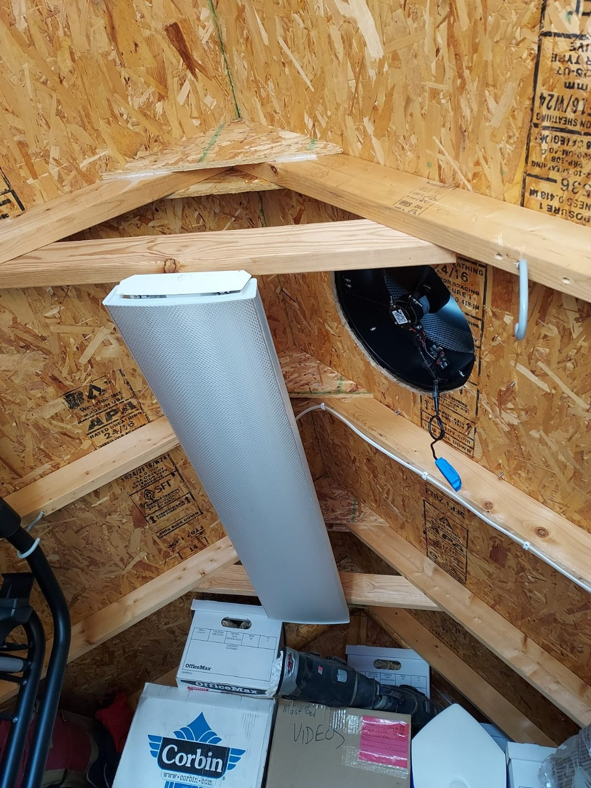 Remington Solar 20 Watt Roof Mount Solar Attic Fan - Round Series customer photo 2