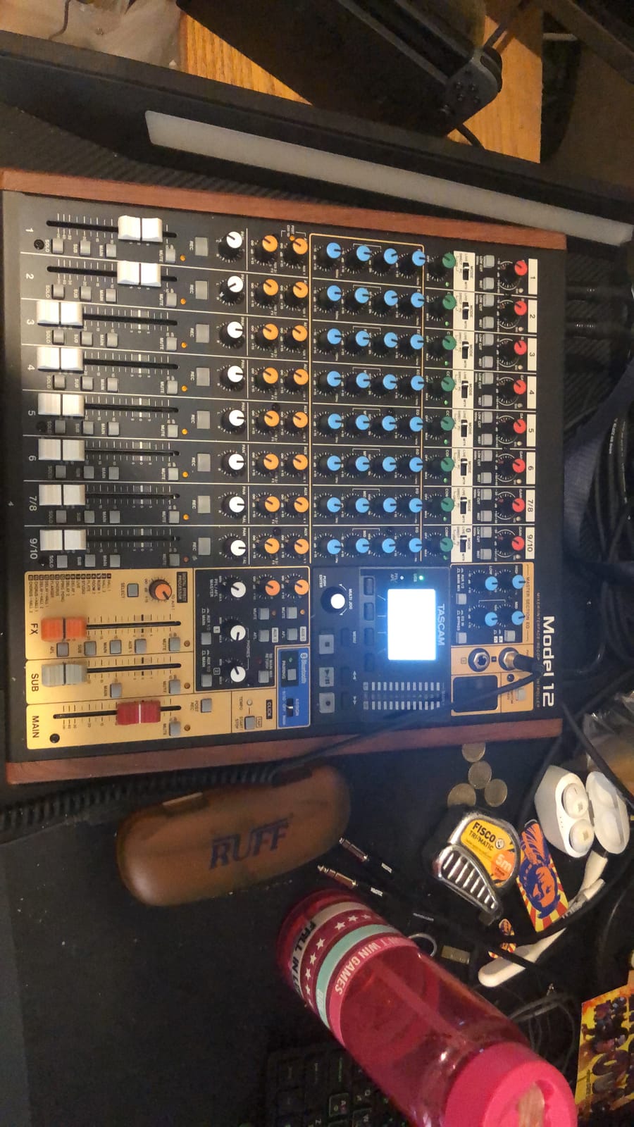 Model 12 All-in-One 12-track Digital Multitrack Mixing and Recording Studio, Mixer, USB Audio Interface and DAW Controller customer photo 2
