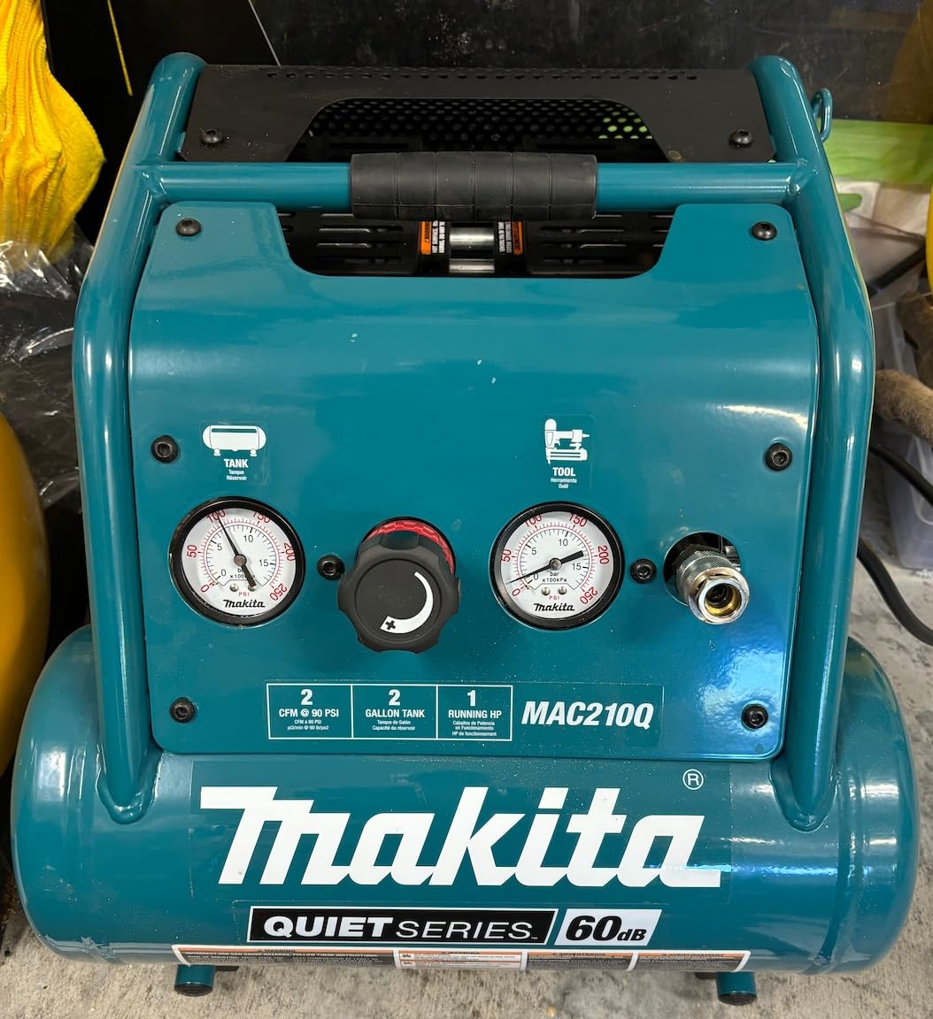Makita MAC210Q Quiet Series, 1 HP, 2 Gallon, Oil-Free, Electric Air Compressor customer photo 2