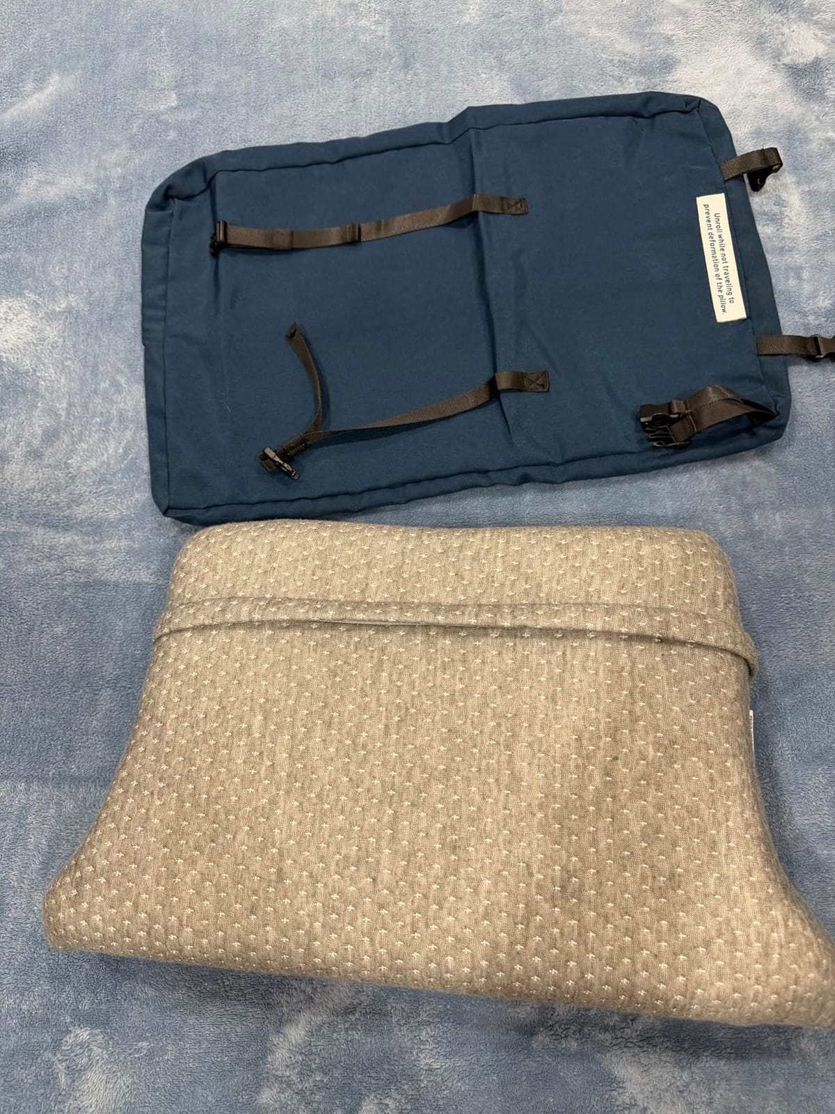 Lunderg CPAP Pillow for Side & Back Sleepers - Memory Foam | Adjustable Height - 2 Pillowcases Included - Reduce Air Leaks & Mask Pressure for Better Sleep - Works with ALL Masks customer photo 1