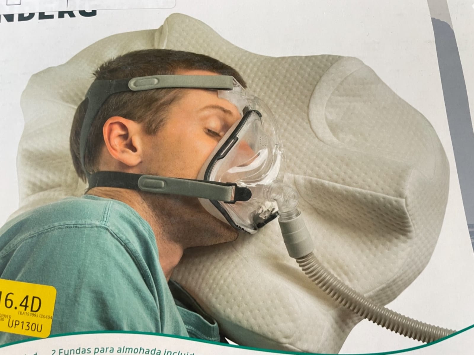 Lunderg CPAP Pillow for Side & Back Sleepers - Memory Foam | Adjustable Height - 2 Pillowcases Included - Reduce Air Leaks & Mask Pressure for Better Sleep - Works with ALL Masks customer photo 2