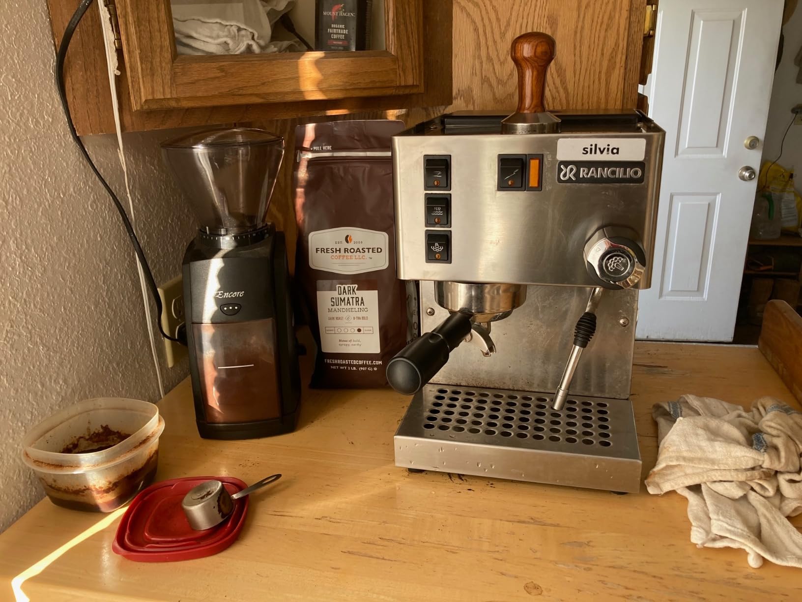 Rancilio Silvia Espresso Machine, Stainless Steel customer photo 1