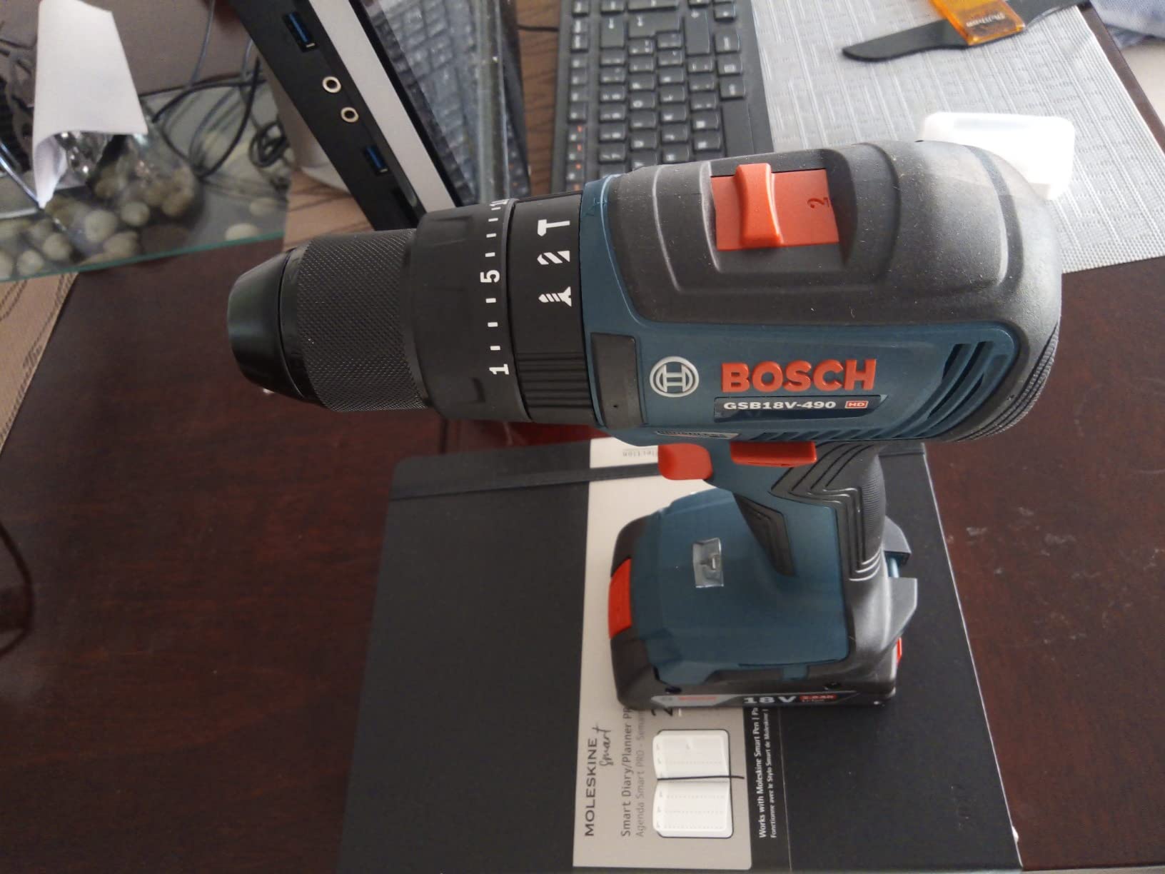 Bosch GSB18V-490B12 18V EC Brushless 1/2 In. Hammer Drill/Driver Kit with (1) 2 Ah Standard Power Battery customer photo 1