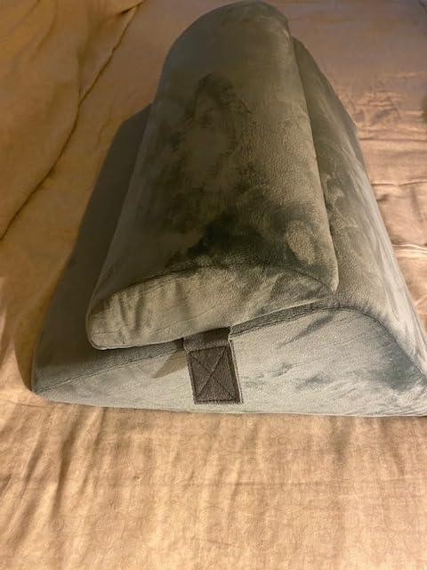 Lunix LX5 FSA Orthopedic Bed Wedge Pillow Set for Post Surgery Recovery | Lock-Tight 4-Piece Wedge Set for Sleeping Upright & Leg Elevation customer photo 1