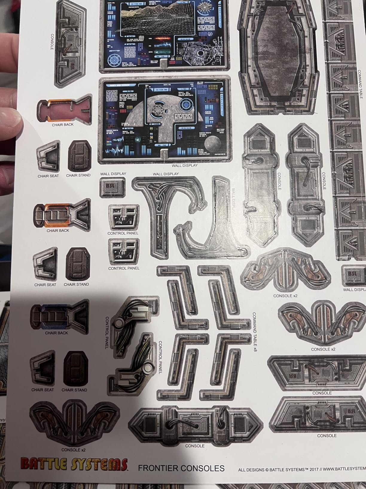 Battle Systems Sci-fi Terrain Frontier Core Set - 28-35mm RPG/Wargames / 40k Necromunda Card Scenery customer photo 1
