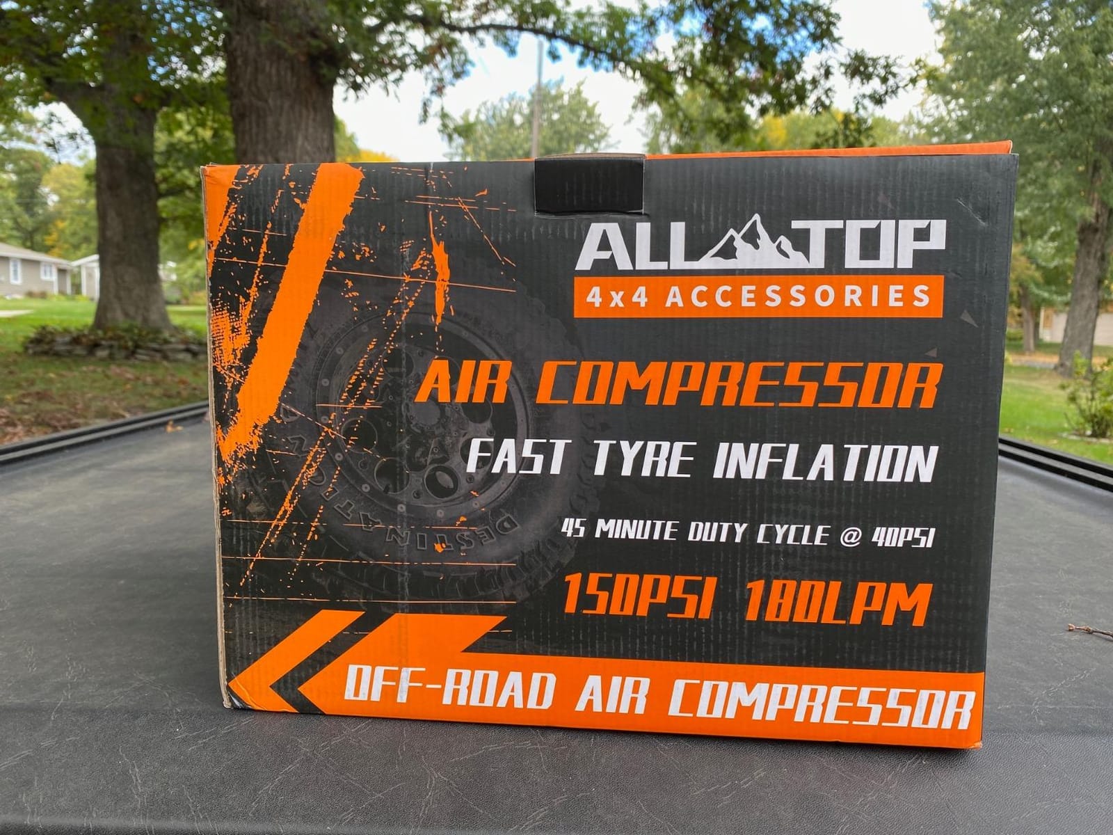 ALL-TOP Air Compressor Kit, 12V Portable Inflator 7.06CFM, Offroad Air Compressor for Truck, Air Pump for Car Heavy Duty, Max 150PSI for SUV 4x4 Vehicle RV Tire customer photo 1