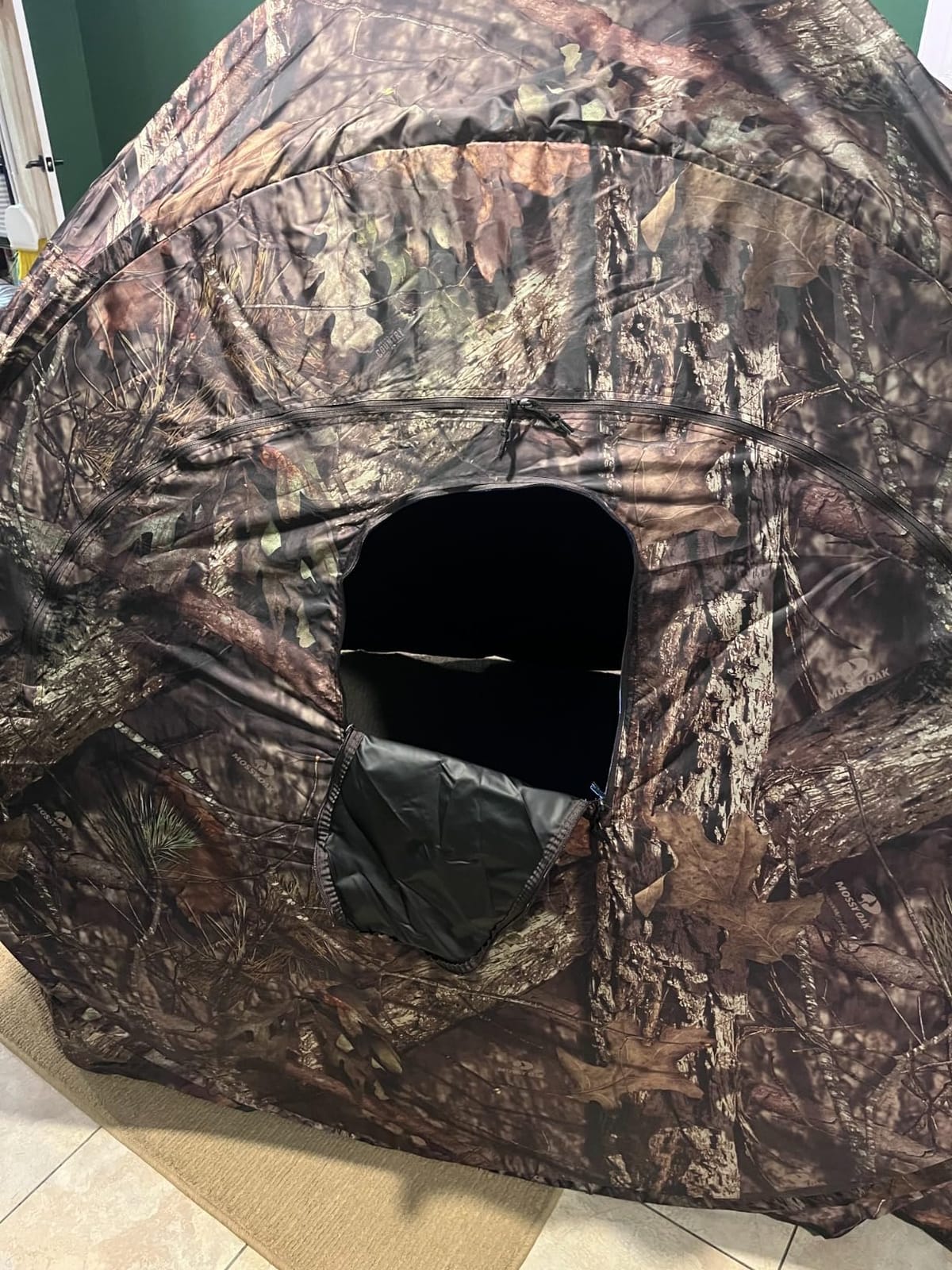 Ameristep Doghouse Run & Gun Hunting Blind | Lightweight 2 Person Ground Blind in Mossy Oak Break-Up Country, One Size customer photo 2