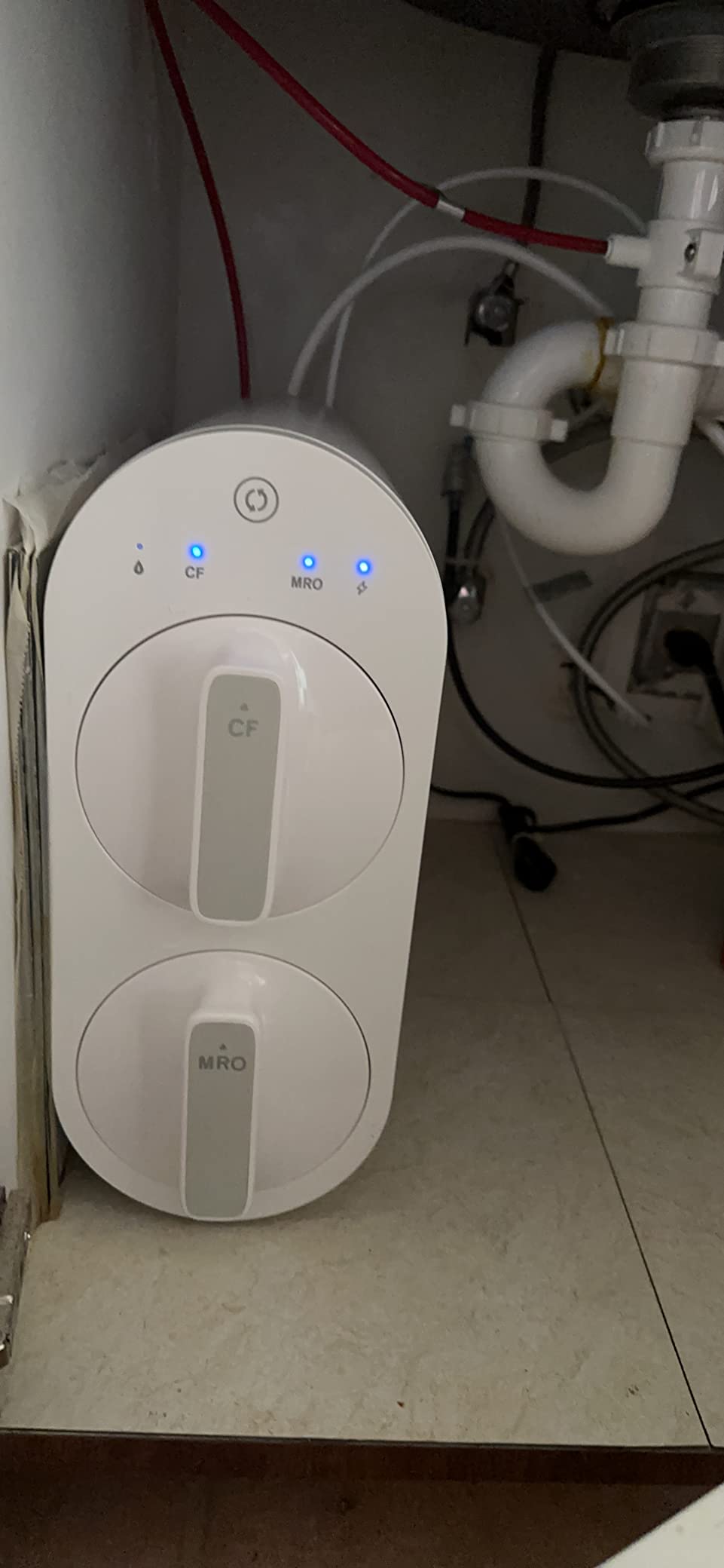 Waterdrop G2P600 Under Sink RO System, 600 GPD Tankless RO Water Filtration | 7 Stage RO Water Filtration, NSF/ANSI 372 Certified, 2:1 Pure to Drain, TDS Reduction, Under Sink Reverse Osmosis System customer photo 1