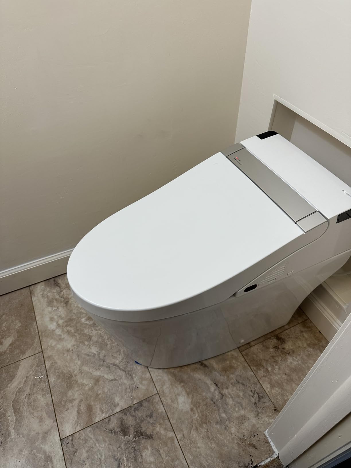 WOODBRIDGE Smart Toilet with Auto Open & Close, Auto Flush (B0960S) | 1.28 GPF Single Flush, ADA Comfort Height, Instant Warm Water, Multi-Function Wash, Warm Air Dryer, Heated Seat, Night Light customer photo 2