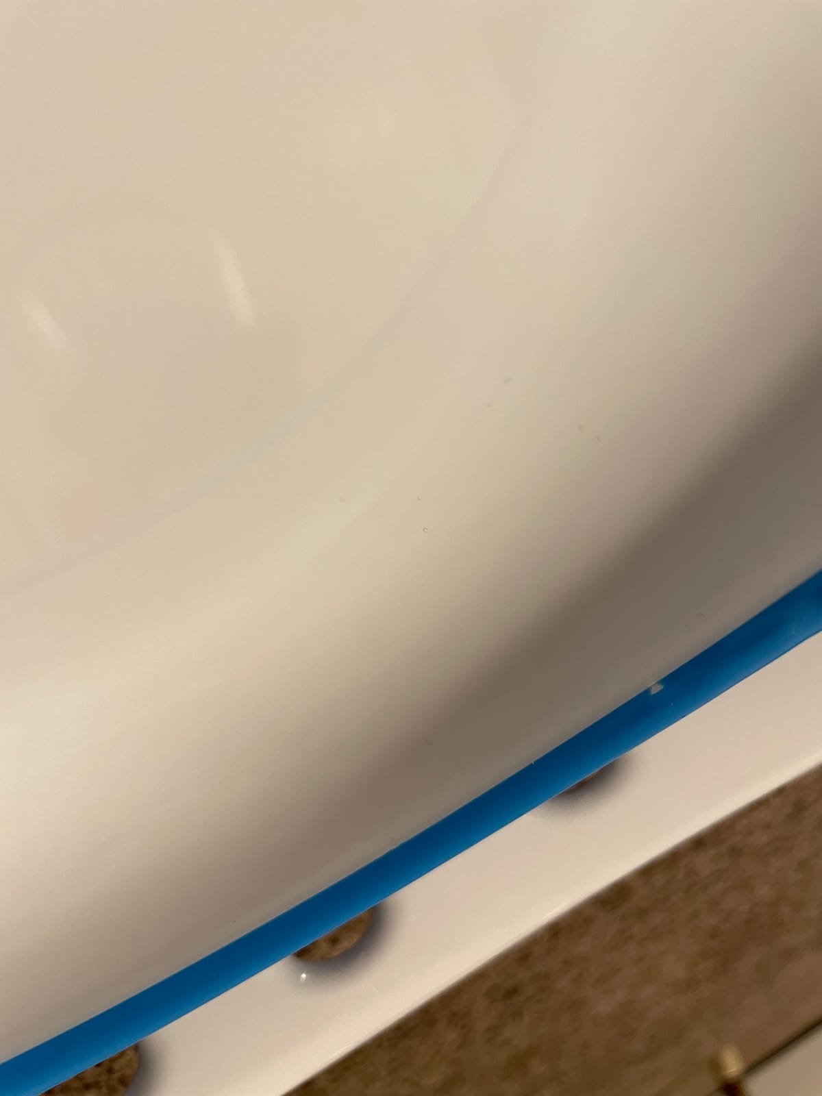 Sitz Bath for Toilet Hemorrhoids Postpartum Care, Perineal Soaking Bath Over the Toilet Seat, Collapsible Sitz Basin with Flusher for Vaginal Anal Inflammation Treatment, Yoni Steam Seat, White/Blue customer photo 2