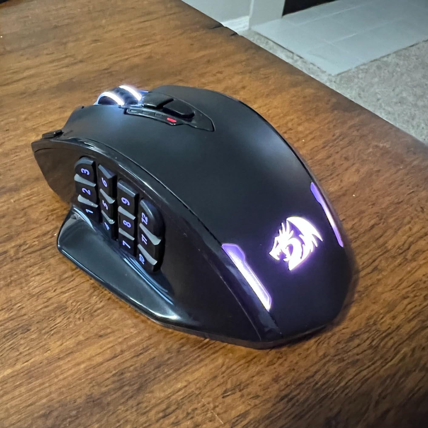 Redragon M913 Wireless RGB MMO Gaming Mouse 16000 DPI Remapping Keys | Cable-Free 0 Delay Dedicated for FPS Gamers, Redefine Keybinding Macro, Vibing Backlight, Ergonomic Grip Body Comfort customer photo 1