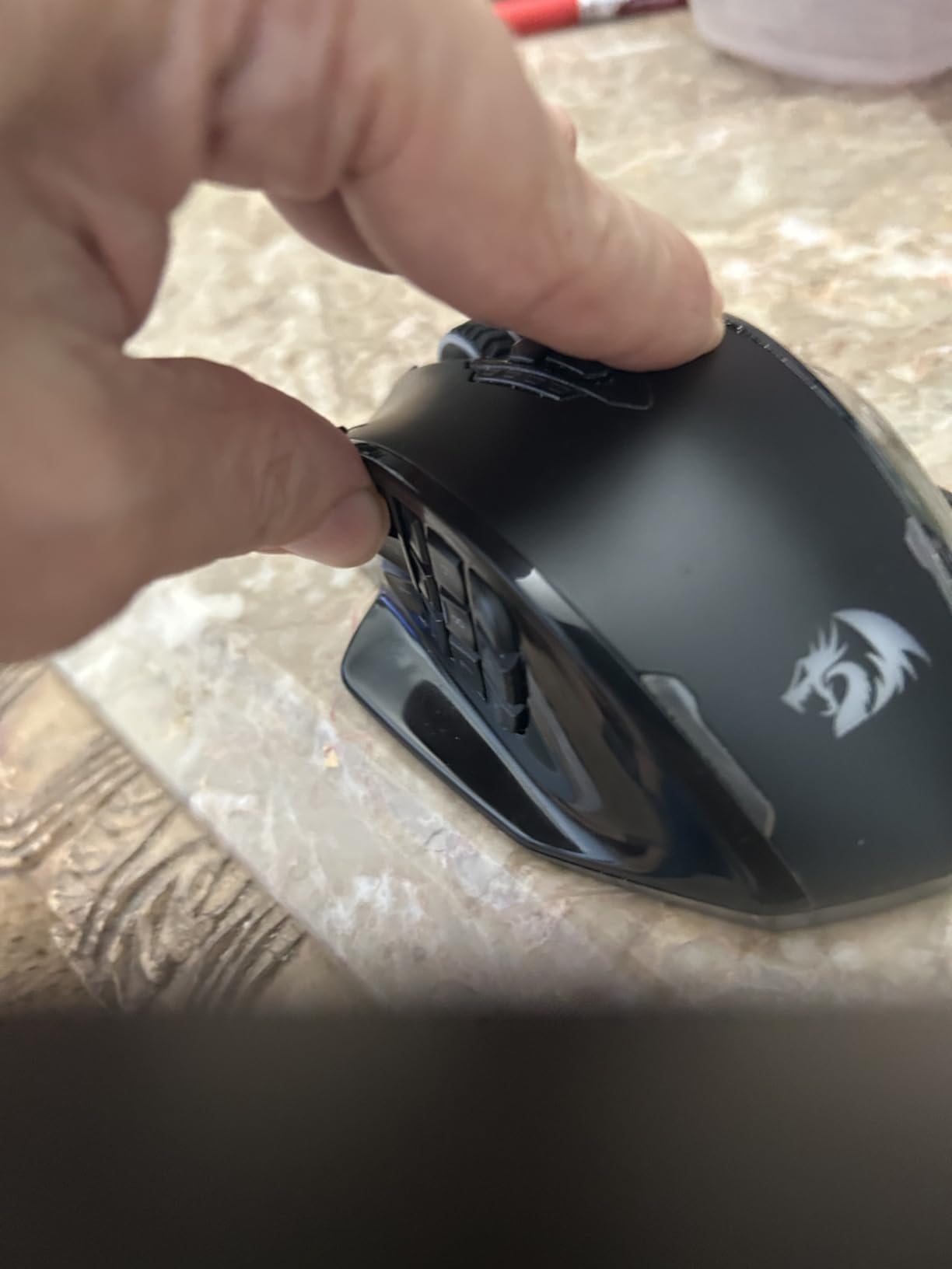 Redragon M913 Wireless RGB MMO Gaming Mouse 16000 DPI Remapping Keys | Cable-Free 0 Delay Dedicated for FPS Gamers, Redefine Keybinding Macro, Vibing Backlight, Ergonomic Grip Body Comfort customer photo 2