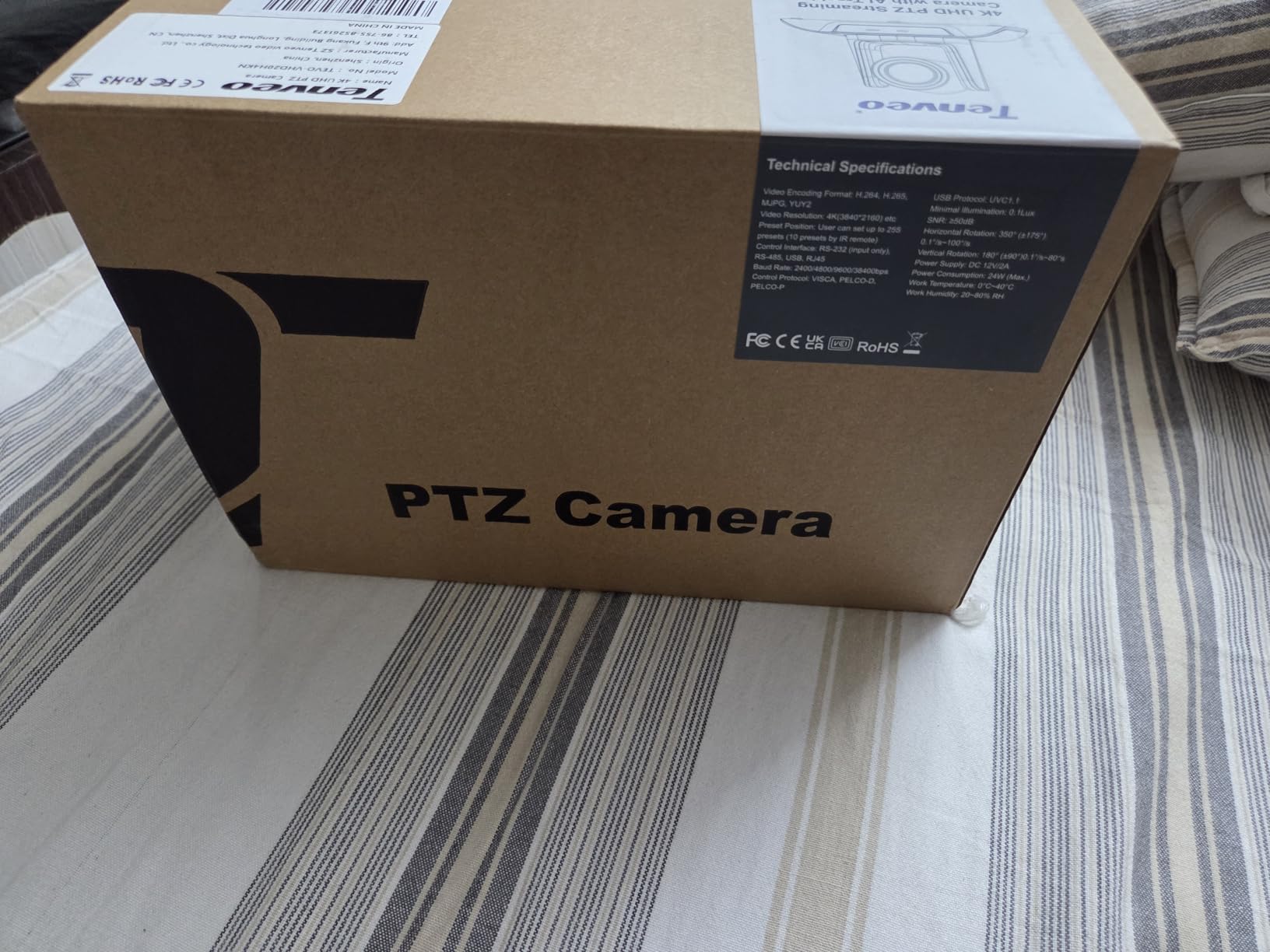 Tenveo 4K 20X NDI PTZ Camera with AI Humanoid & Face Auto-Tracking HDMI/USB3.0/LAN(PoE) (3pcs) and 7'' LCD Quad-Screen NDI PTZ Joystick Controller and 8 Port PoE Switch Bundle/Kit for Live Production customer photo 1