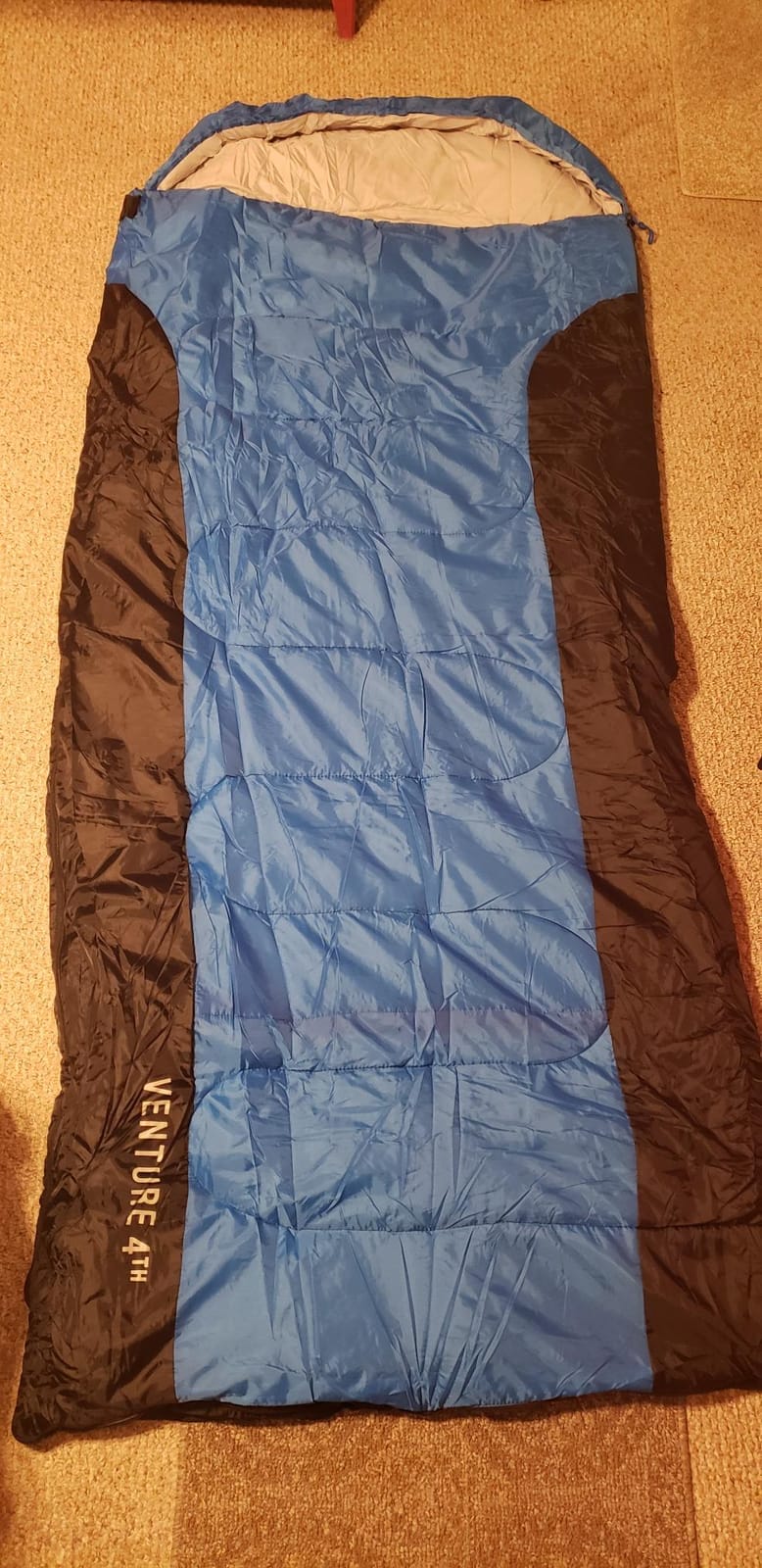 VENTURE 4TH Backpacking Sleeping Bag - XXL, Double and Single Sizes - Lightweight Warm & Cold Weather Sleeping Bags for Adults, Kids & Couples - Ideal for Hiking, Camping & Outdoor Adventures customer photo 1