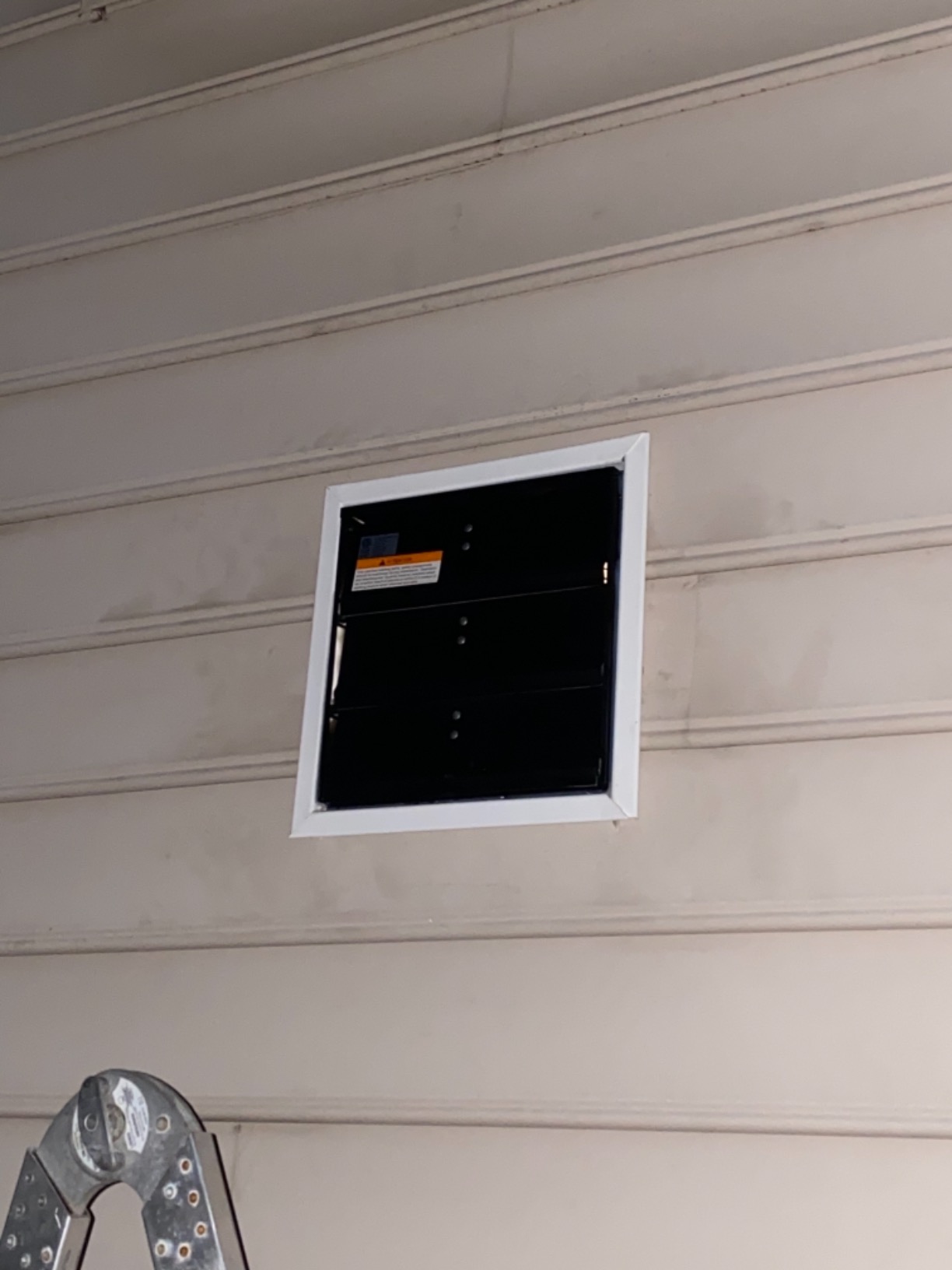 VENTISOL 12 Inch Shutter Exhaust Fan With Variable Speed Controller,1450CFM Wall Mounted Ventilation Fan, Vent Fan For Greenhouses,Shop,Home Attic,Garage Ventilation,Black customer photo 1