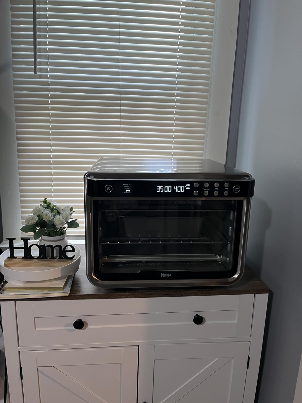 Ninja Foodi XL Pro Air Fry Oven, 10-in-1, Stainless Steel, DT201 customer photo 1