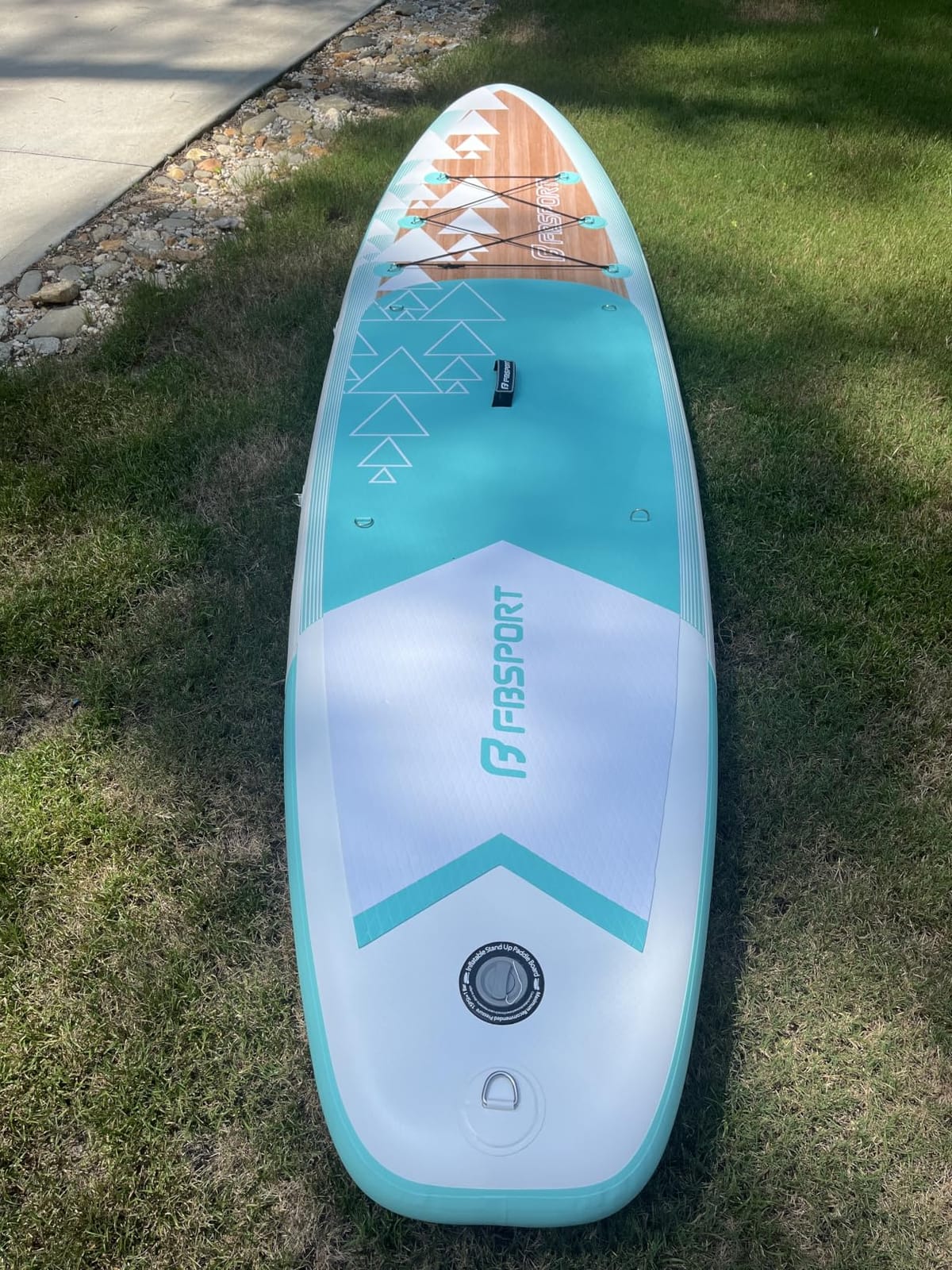 FBSPORT 11' Premium Stand Up Paddle Board, Yoga Board with SUP Accessories & Carry Bag | Wide Stance, Surf Control, Non-Slip Deck, Leash, Paddle and Pump for Youth & Adult customer photo 1