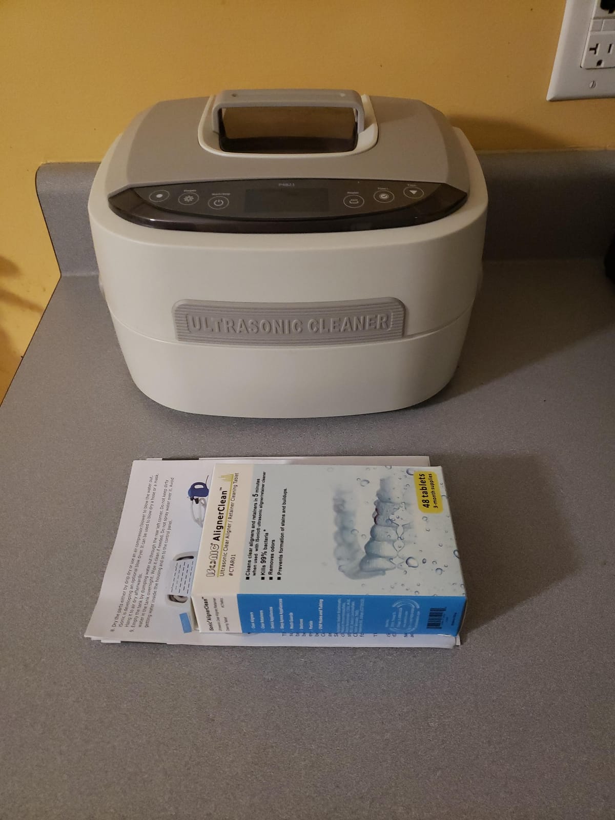 iSonic CPAP Ultrasonic Cleaner - Deep Cleaning for CPAP Masks, Hoses & Sleep Apnea Accessories (Medium) customer photo 1