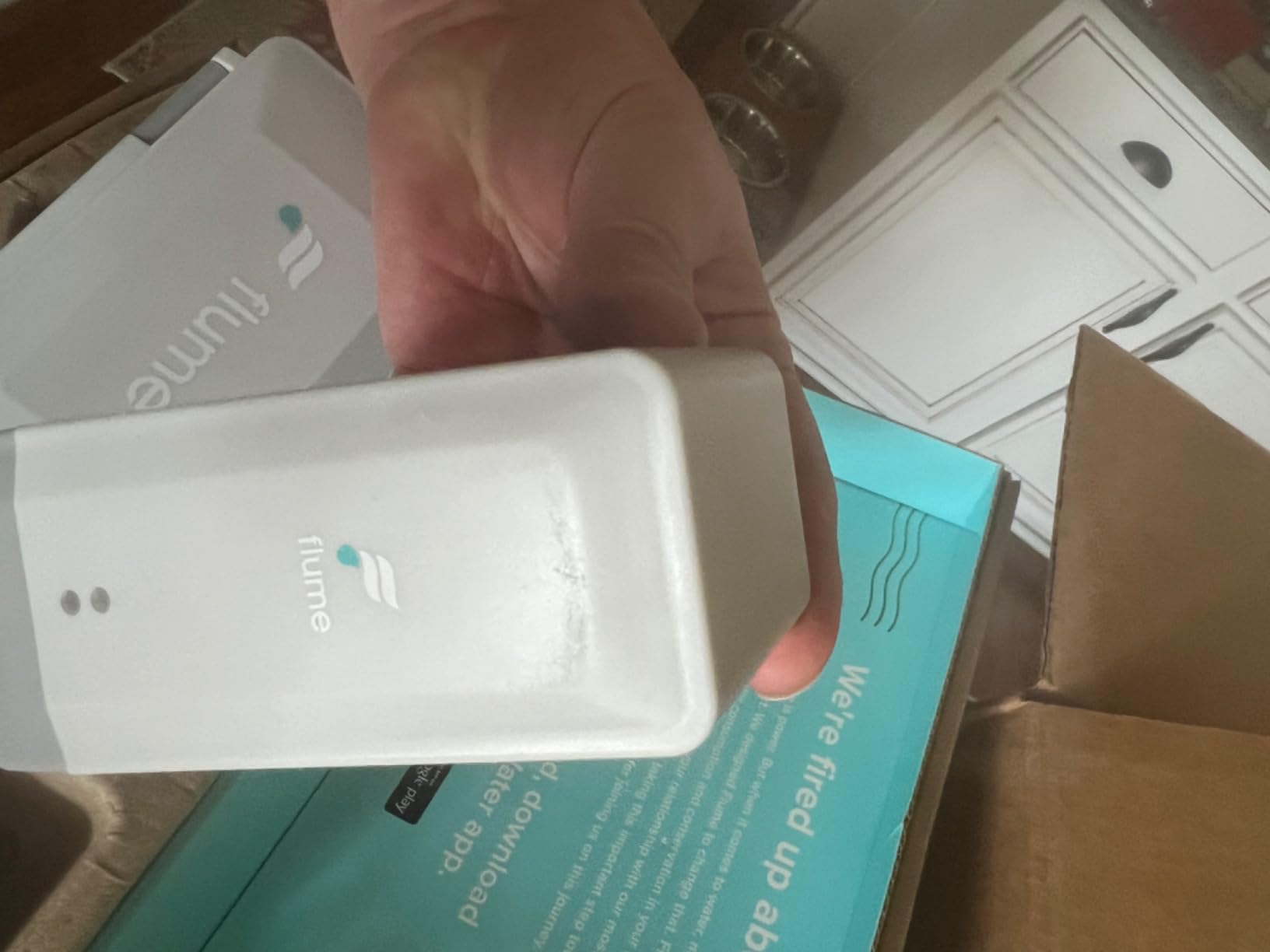 Flume 2 Smart Home Water Monitor & Leak Detector - WiFi Connected, Real-Time Usage Tracking & Alerts - Works with Compatible Residential Water Meters customer photo 1
