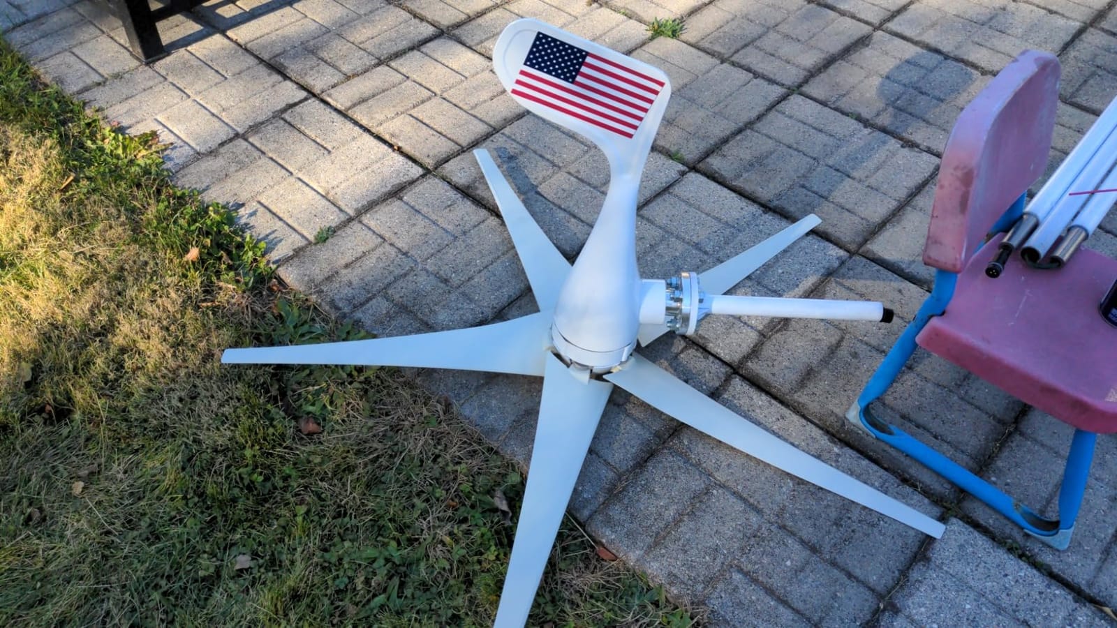 Wind Turbine Generator Kit 400W 12V with 5 Blade, with Charge Controller, Wind Power Generator for Marine, RV, Home, Windmill Generator Suit for Hybrid Solar Wind System customer photo 1