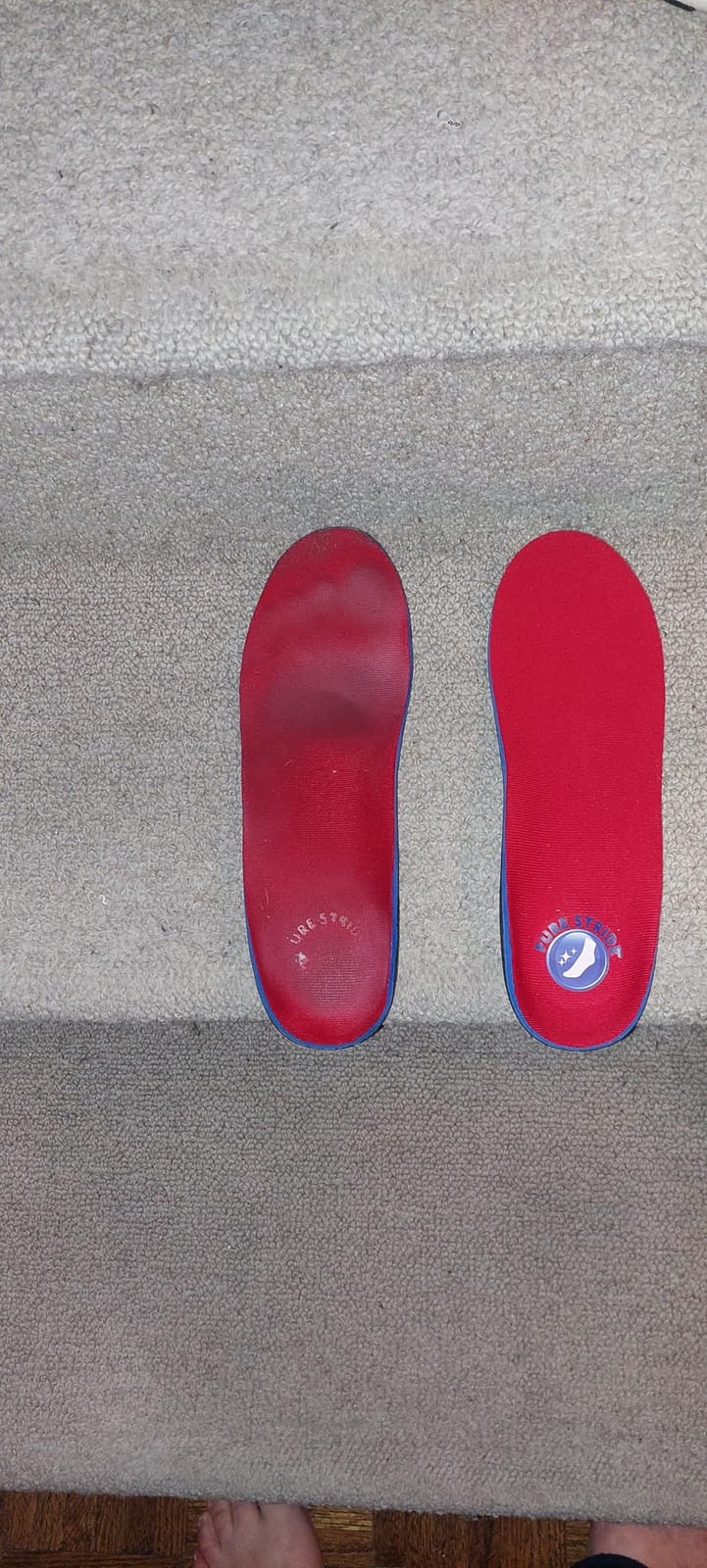 Pure Stride Professional Full Length Orthotics - Shoe Insert & Support for Metatarsals, High Arch, Flat Feet - Pain Relief for Plantar Fasciitis, Arch, Heel - 1 Pair customer photo 1