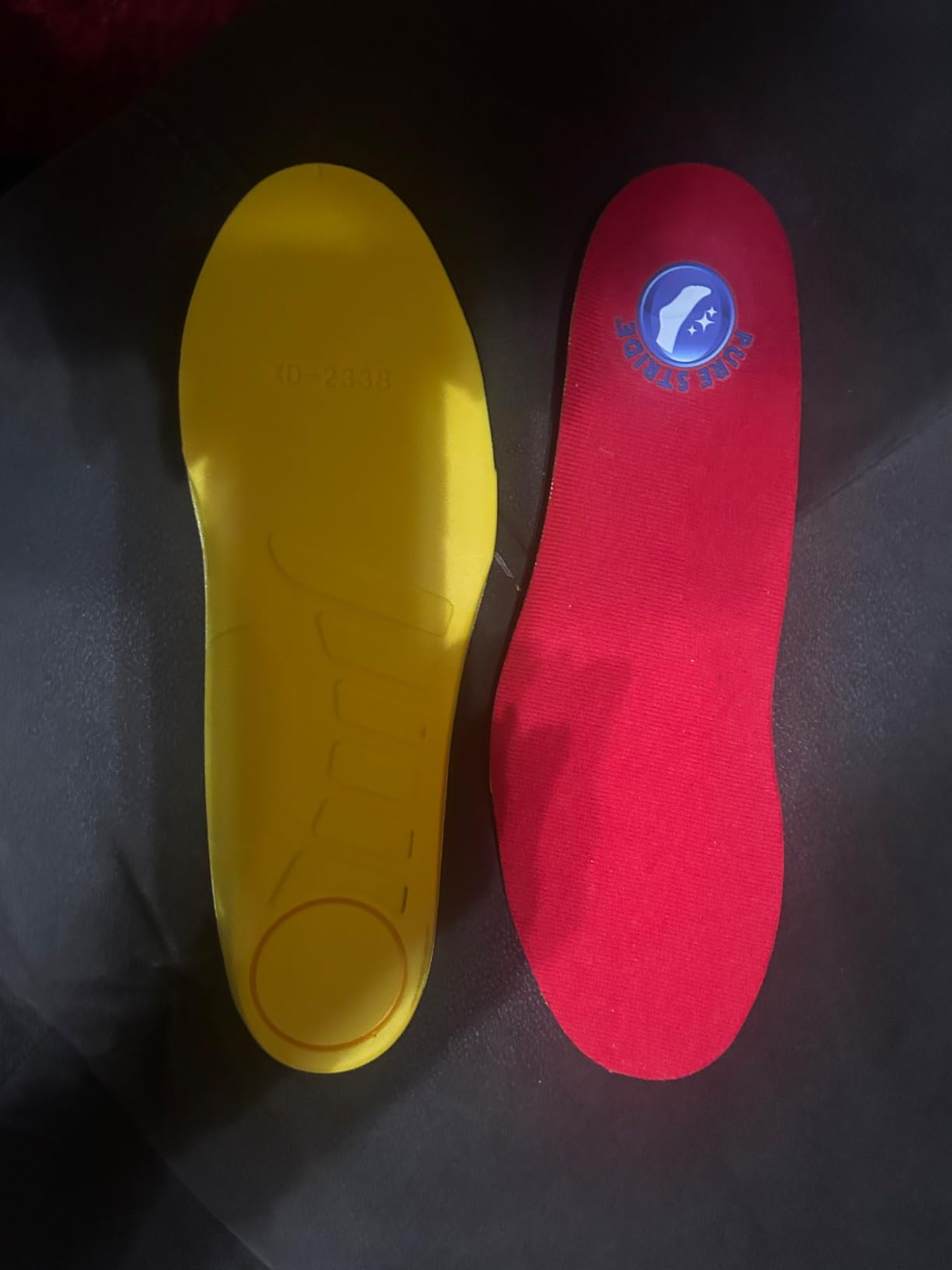 Pure Stride Professional Full Length Orthotics - Shoe Insert & Support for Metatarsals, High Arch, Flat Feet - Pain Relief for Plantar Fasciitis, Arch, Heel - 1 Pair customer photo 2