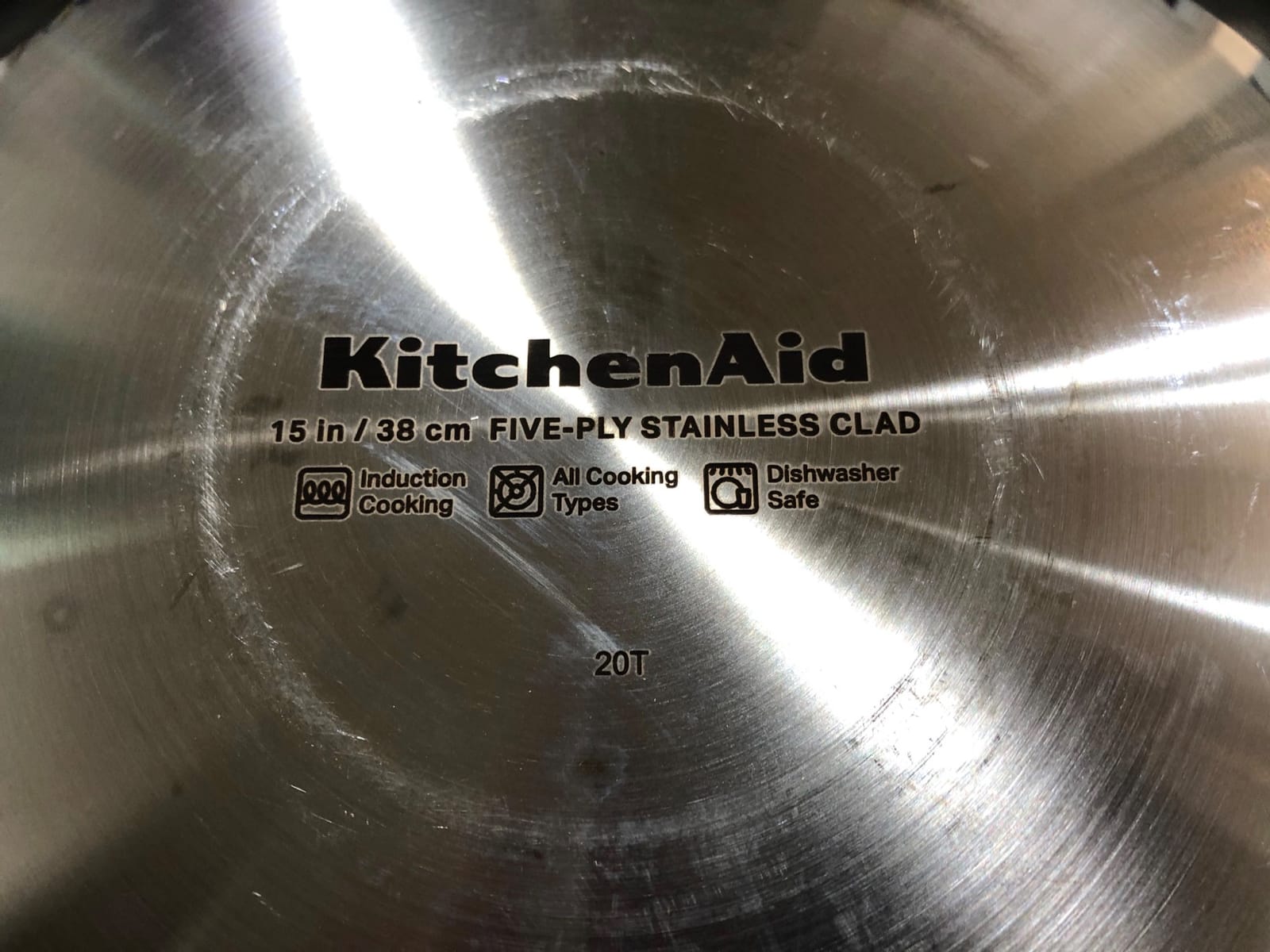 KitchenAid 5-Ply Clad Polished Stainless Steel Fry Pan/Skillet, 12.25 Inch customer photo 1