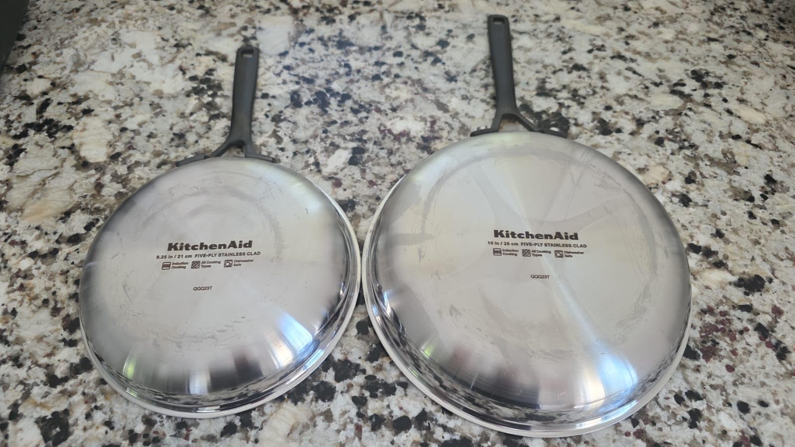 KitchenAid 5-Ply Clad Polished Stainless Steel Fry Pan/Skillet, 12.25 Inch customer photo 2