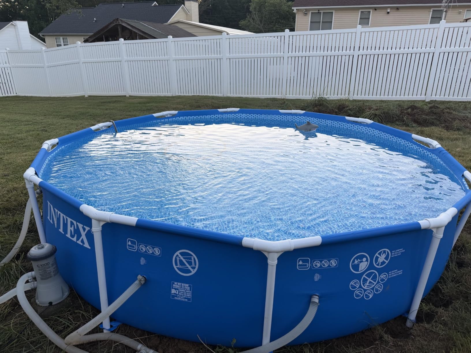 INTEX Metal Frame 8ft x 20in Round Above Ground Swimming Pool | 28205EH - Pool Only (Pump Not Included) customer photo 1
