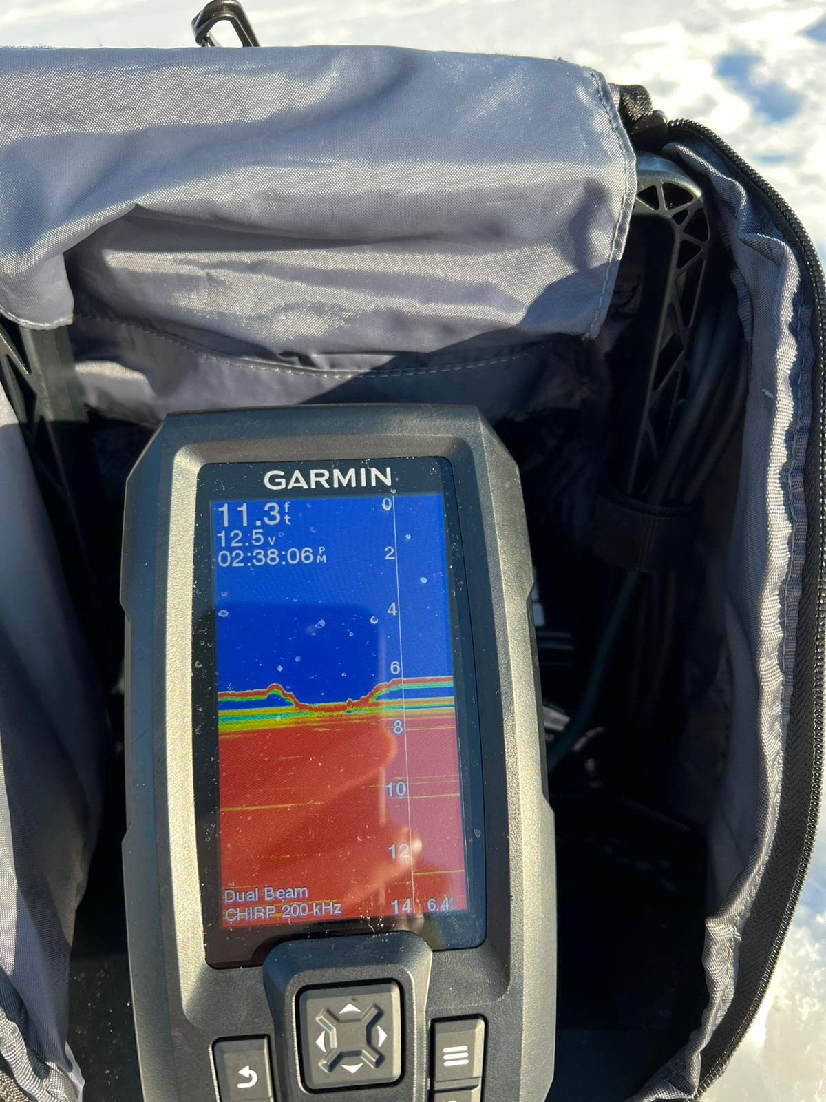 Garmin Striker Plus 4 Ice Fishing Bundle, Includes Portable Striker Plus 4 Fishfinder and Dual Beam-IF Transducer customer photo 2
