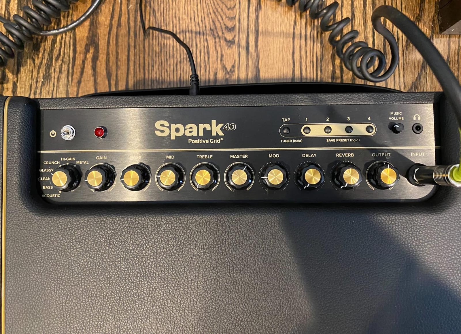 Positive Grid Spark 40-Watt Combo Practice Guitar Amplifier customer photo 2