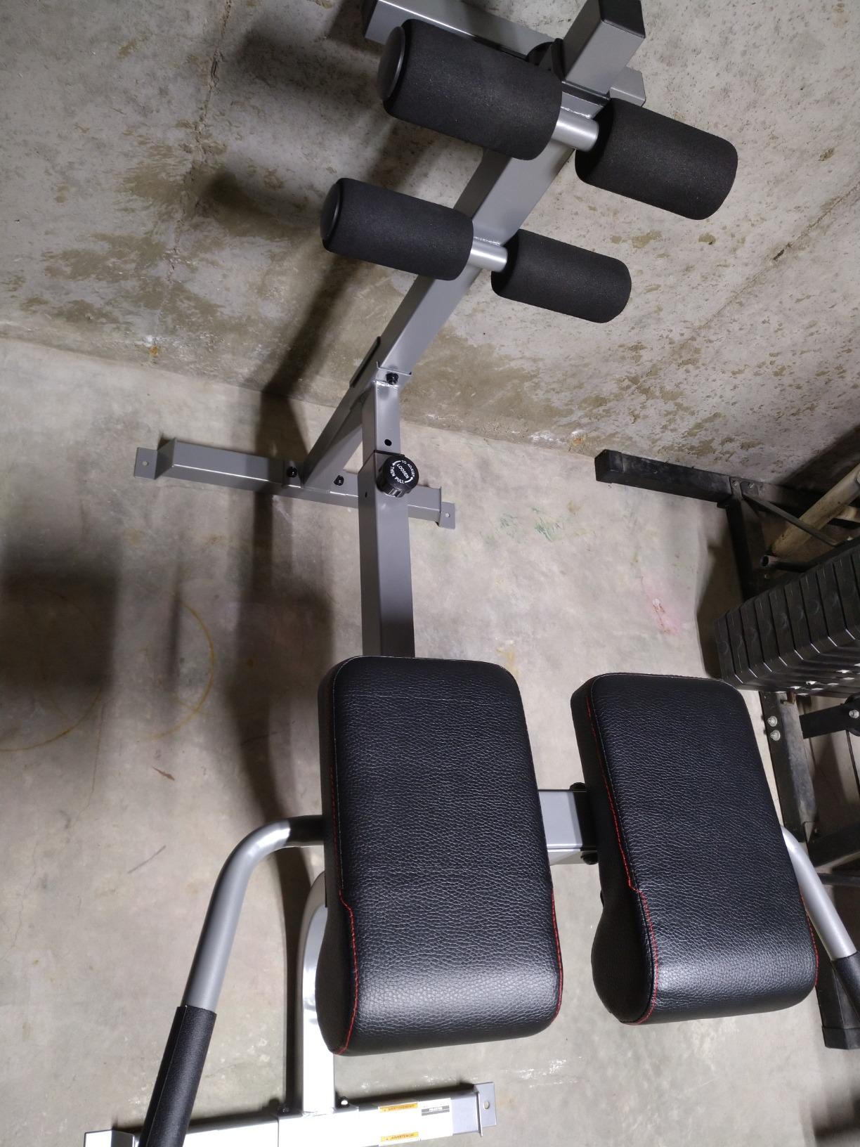 Cap Strength Roman Chair - Adjustable Back Extension Bench for Core & Glute Workouts, Heavy-Duty 300 LB Capacity - Black and Gray Options customer photo 2