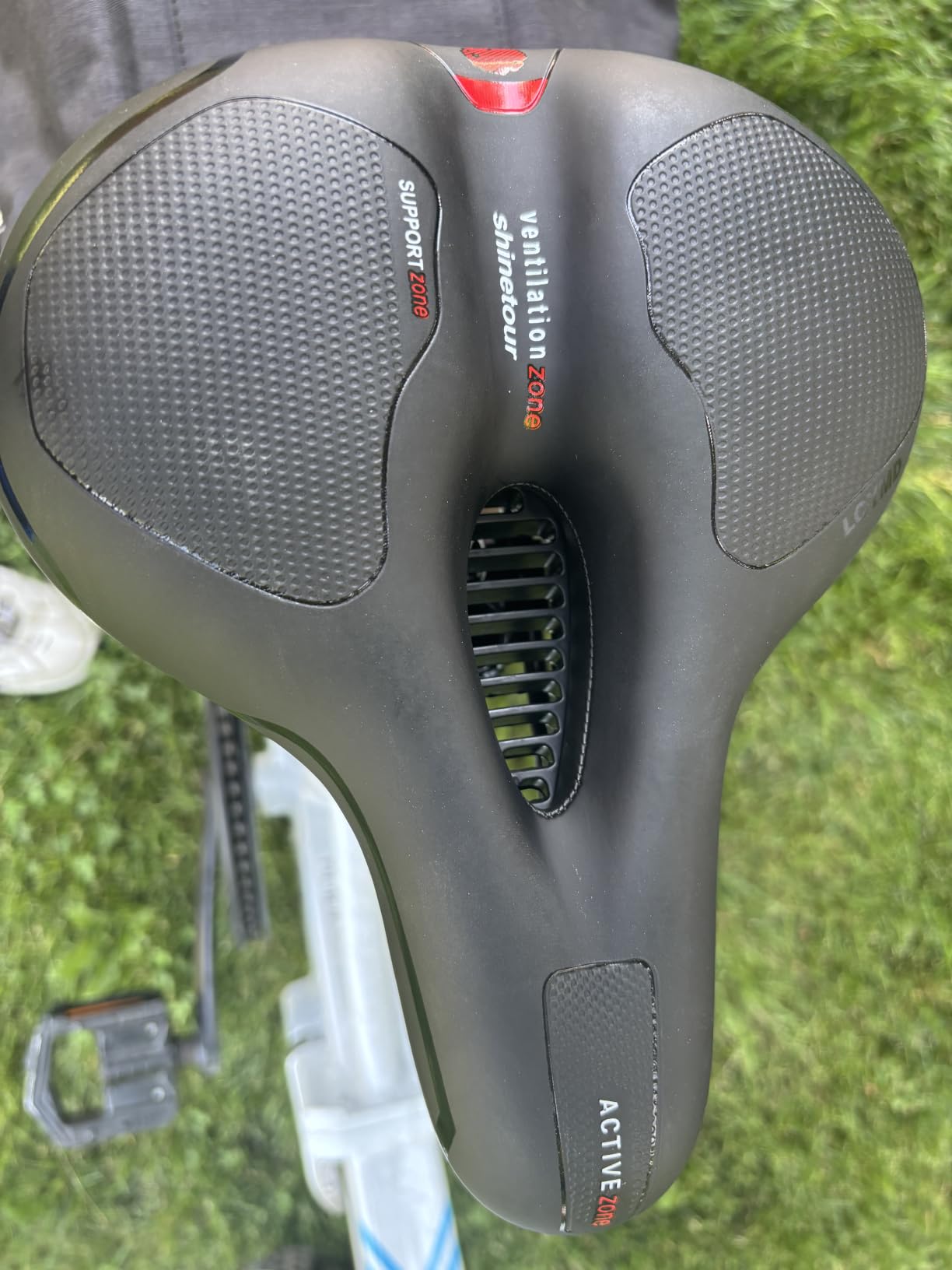 Bike Seat Saddle for Men Women Comfortable Replacement | Mountain road ebike saddle for men women, comfortable bicycle seat replacement with easy install. NOT cushion overlay customer photo 1
