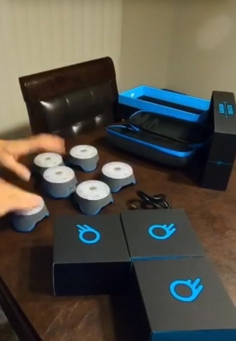 BlazePod Reaction Training Kit Smart Pods for Speed, Agility & Cognitive Drills - Pro-Level Training for Athletes, Trainers, Therapists & Coaches - App Access Included (4 Pods) customer photo 1