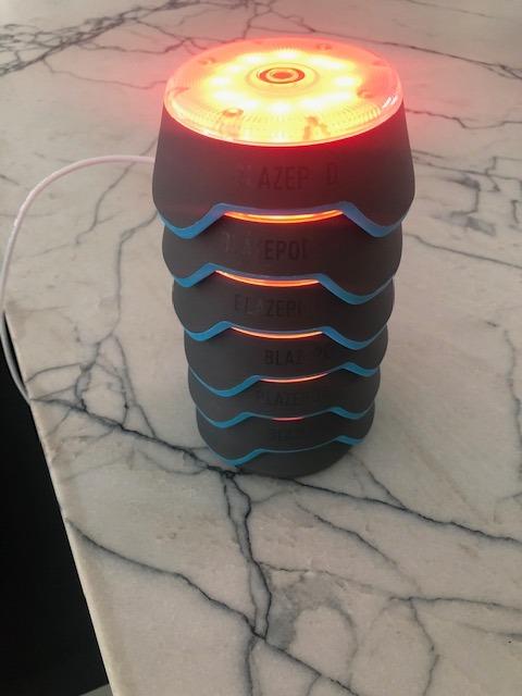 BlazePod Reaction Training Kit Smart Pods for Speed, Agility & Cognitive Drills - Pro-Level Training for Athletes, Trainers, Therapists & Coaches - App Access Included (4 Pods) customer photo 2