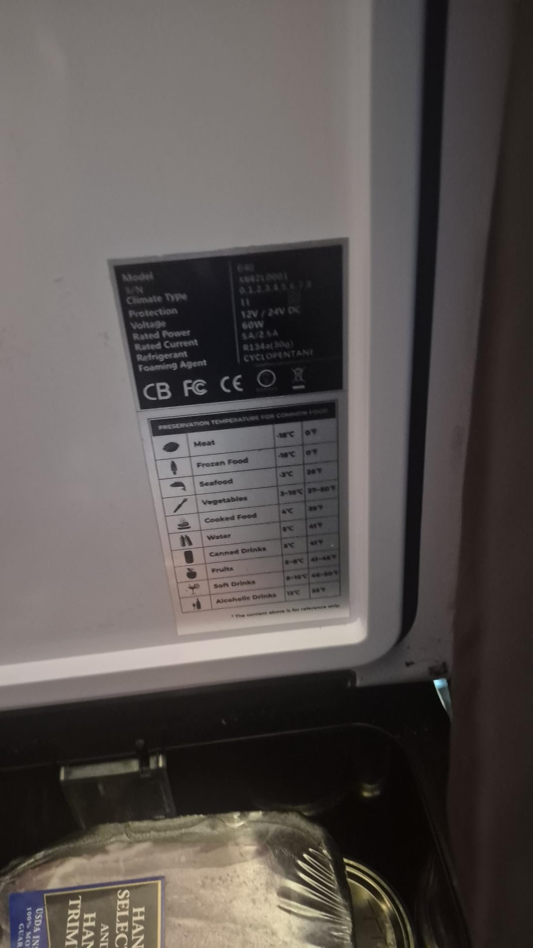 BougeRV 12V Refrigerator 42 Quart, Electric Car Cooler with MAX/ECO Mode | 12/24V DC, 45dB Quiet, -4~50°F, 3-level Battery Protection for Truck, RV, Camping, Use as freezer or refrigerator customer photo 1