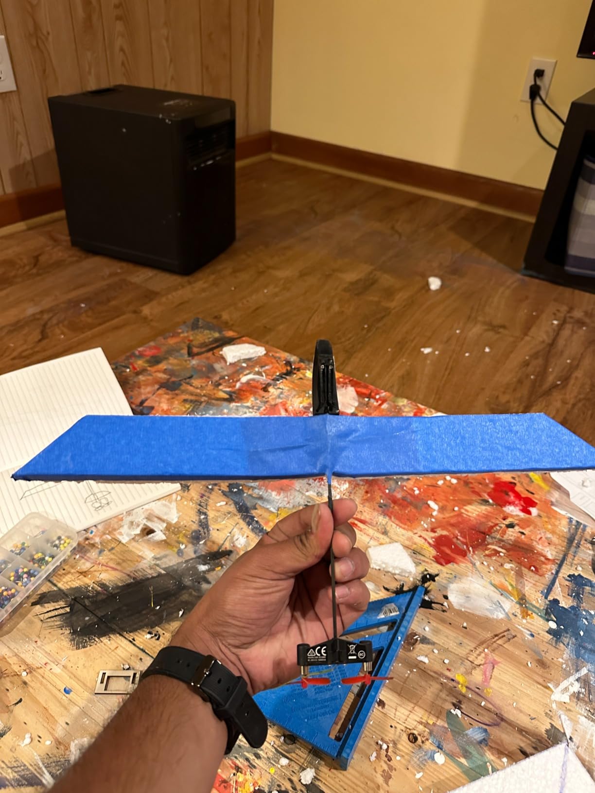 POWERUP 4.0 Paper Airplane Kit - Smartphone App Controlled RC Plane Motor | Easy to Fly With Autopilot & Gyro Stabilizer. Onboard Flight Module. Perfect for Hobbyists Pilots and Tinkerers customer photo 1
