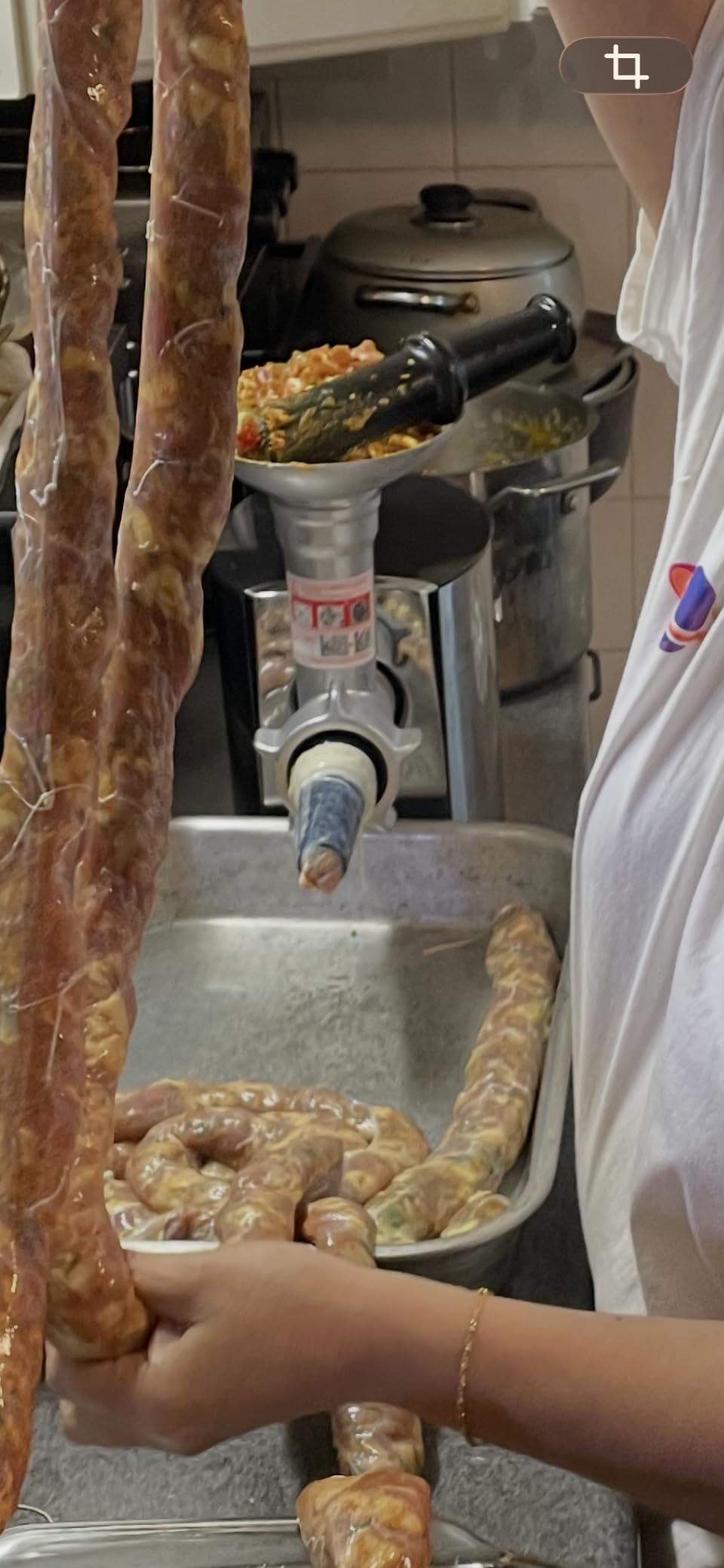 CHEFFANO Meat Grinder, 2800W Max Meat Grinder Electric, ETL Approved Heavy Duty Meat Mincer Machine with 2 Blades, 3 Plates, Sausage Stuffer Tubes and Kubbe Kit for Home Kitchen Use customer photo 2