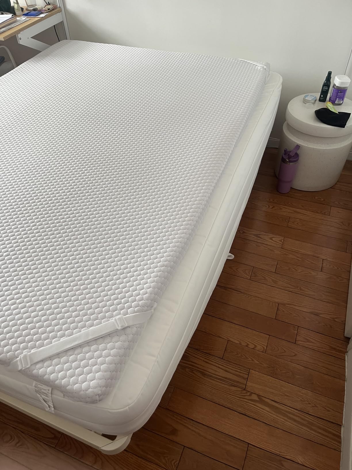 PERLECARE Queen Mattress Topper, 3 Inch Gel Memory Foam Mattress Topper for Pressure Relief, Premium Soft Cooling Sleep, Non-Slip Design with Removable & Washable Cover, Oeko-Tex Certified customer photo 1