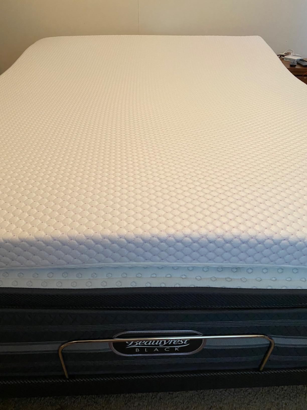 PERLECARE Queen Mattress Topper, 3 Inch Gel Memory Foam Mattress Topper for Pressure Relief, Premium Soft Cooling Sleep, Non-Slip Design with Removable & Washable Cover, Oeko-Tex Certified customer photo 2