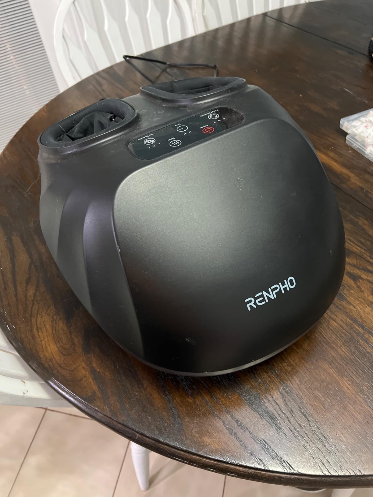 RENPHO Shiatsu Foot Massager with Heat for Plantar Fasciitis FSA Eligible | Massages Toes, Instep, Arch & Ankles, Cordless Remote, 3 Kneading Levels, Size 14, FSA Eligible HSA, Gifts for Women & Men customer photo 1